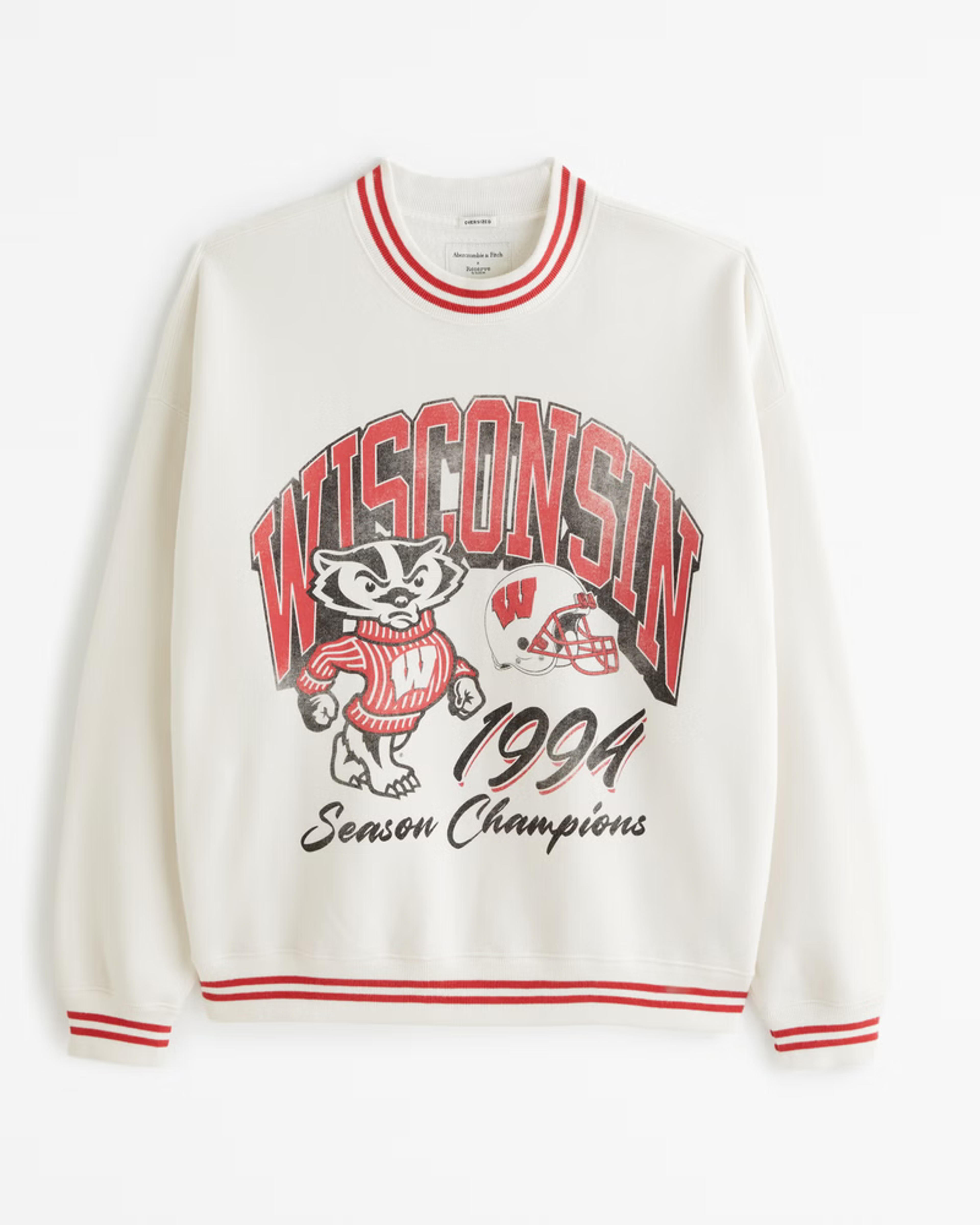 Men's University of North Carolina Graphic Crew Sweatshirt | Men's Tops | Abercrombie.com