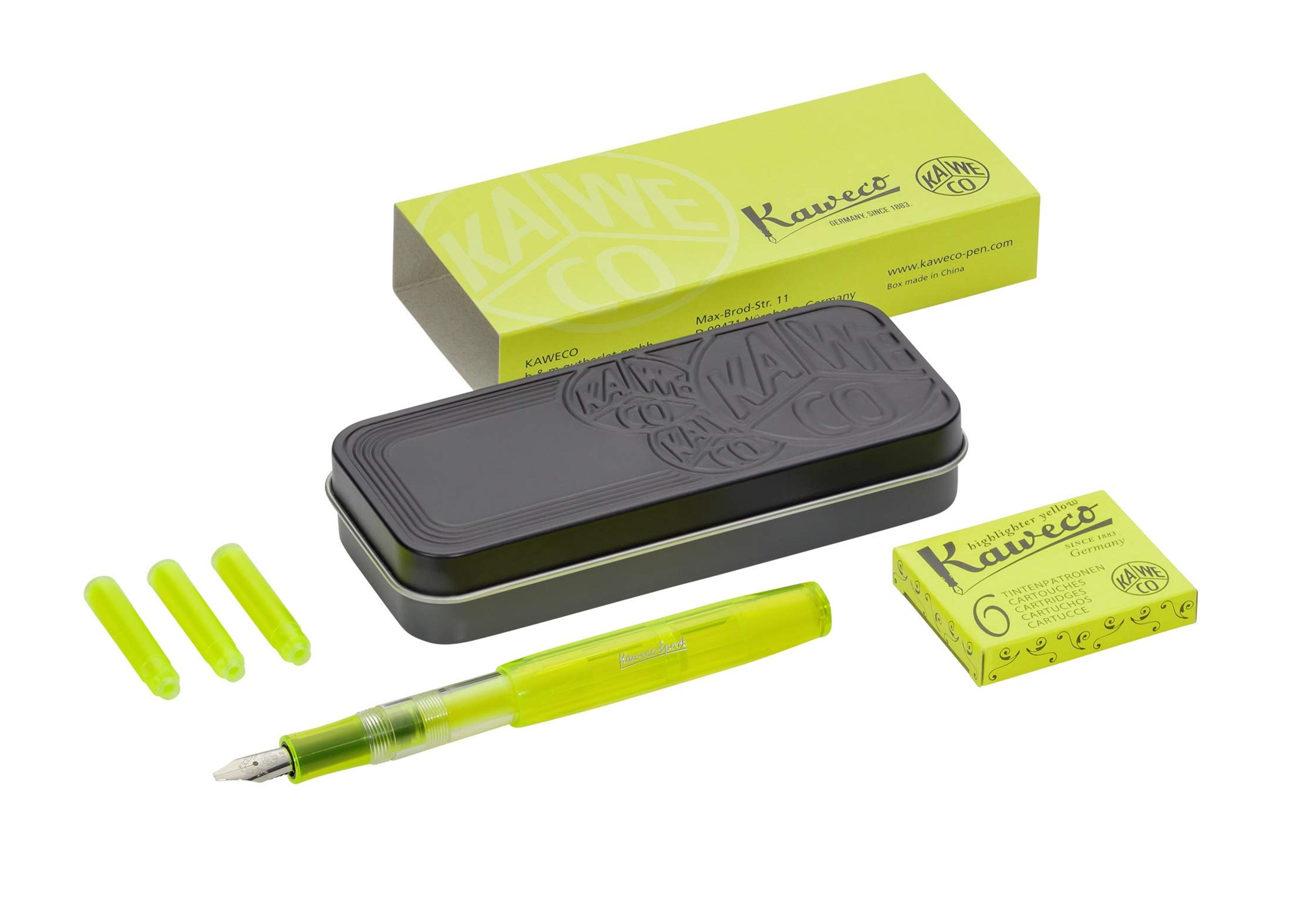 New Kaweco Ice Sport Glow Marker | Yellow