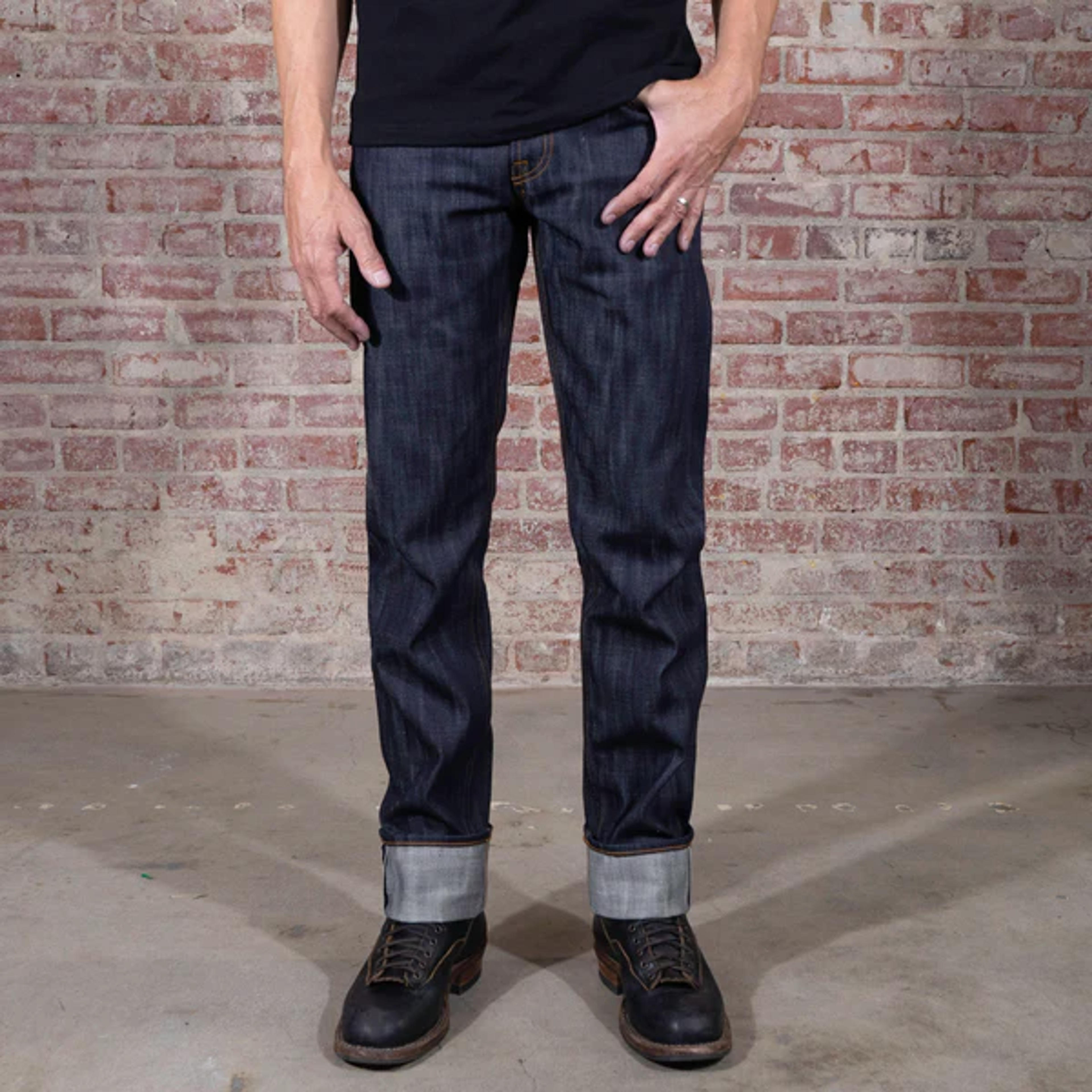 True Straight 13oz Flame Pima Cone Mills Selvage Denim