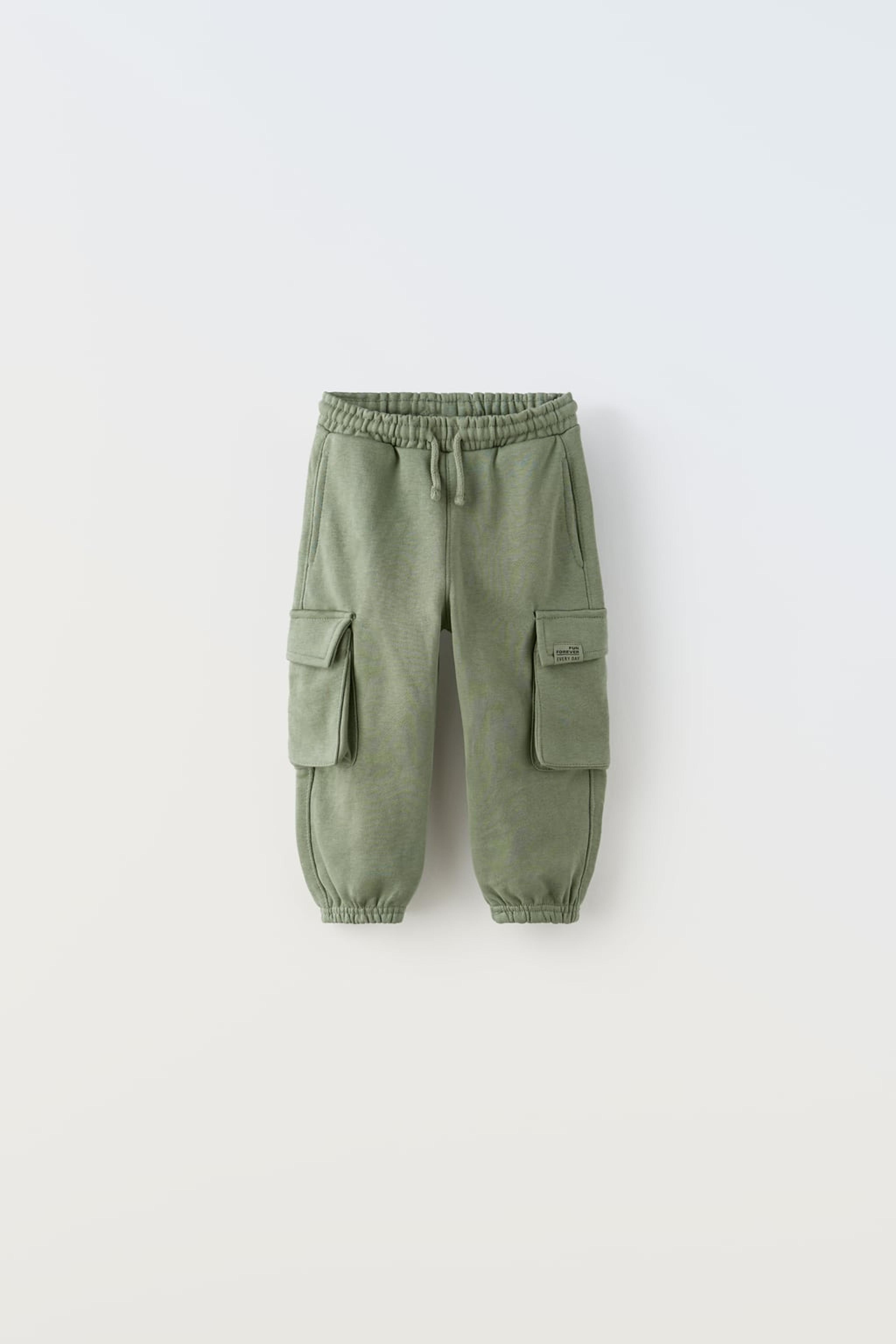 CARGO JOGGER PANTS - Matte green | ZARA United States