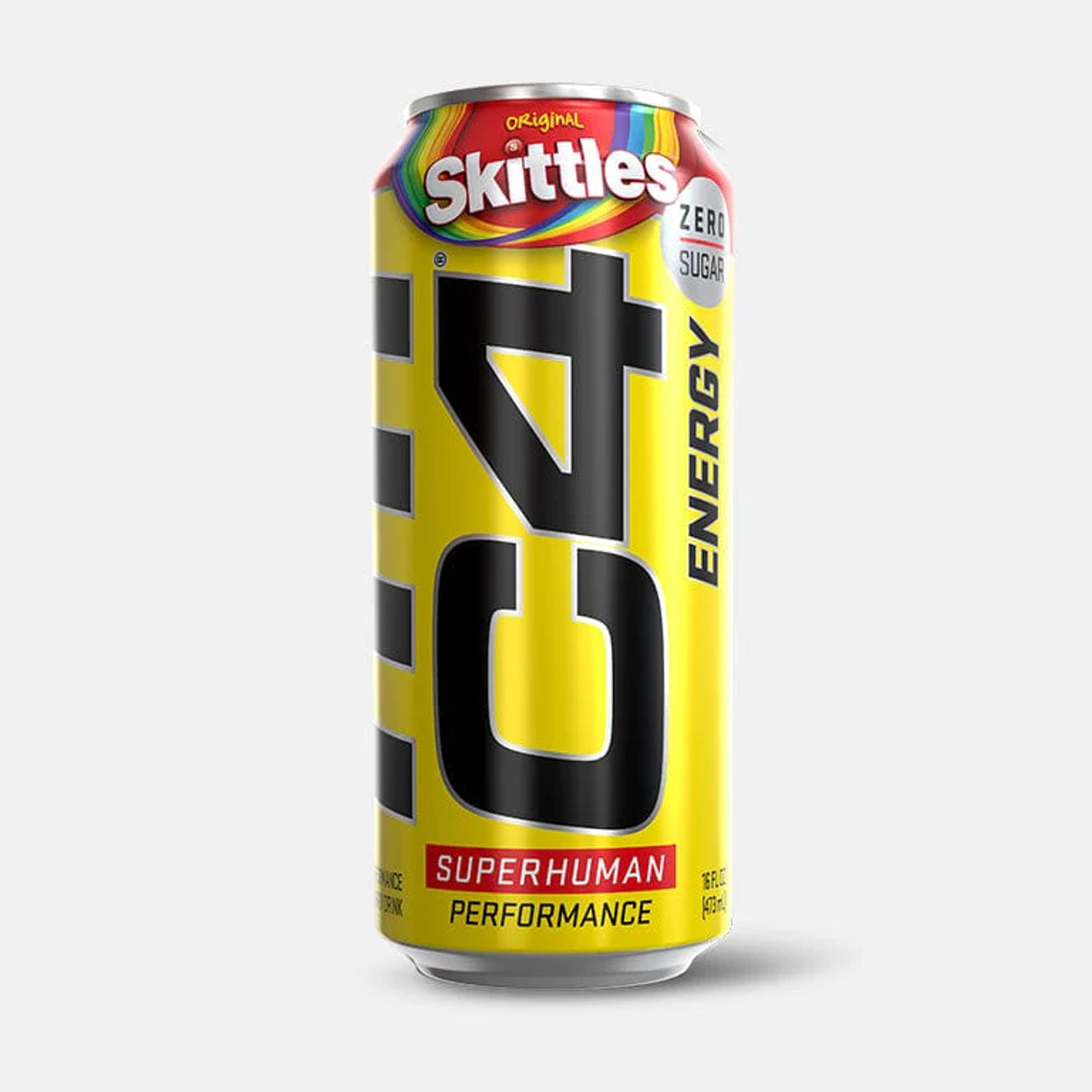 C4 Energy X Skittles™ - 12 Pack / 16oz / Skittles