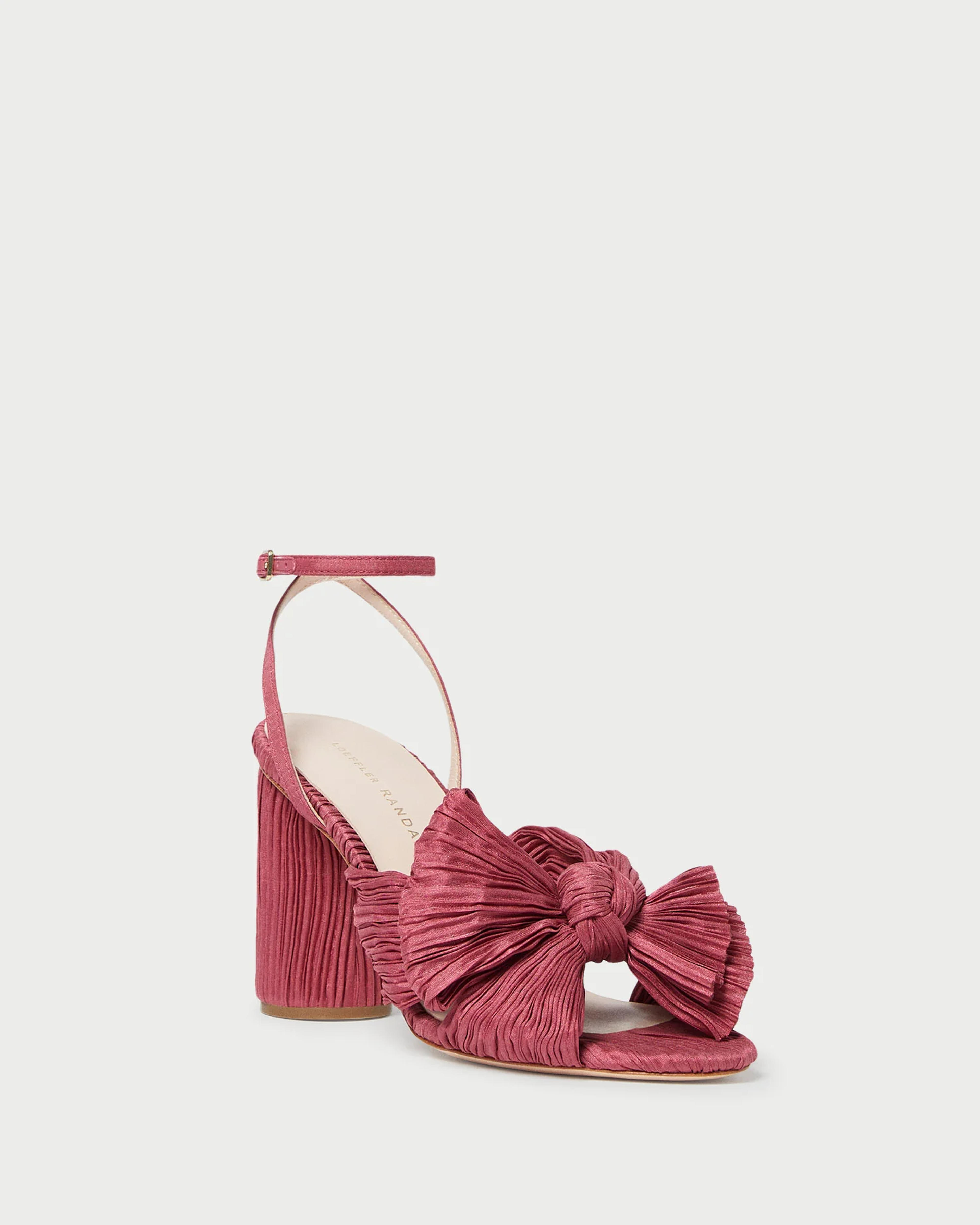 Loeffler Randall | Camellia Tea Rose Bow Heel l Heeled Sandals l Footwear