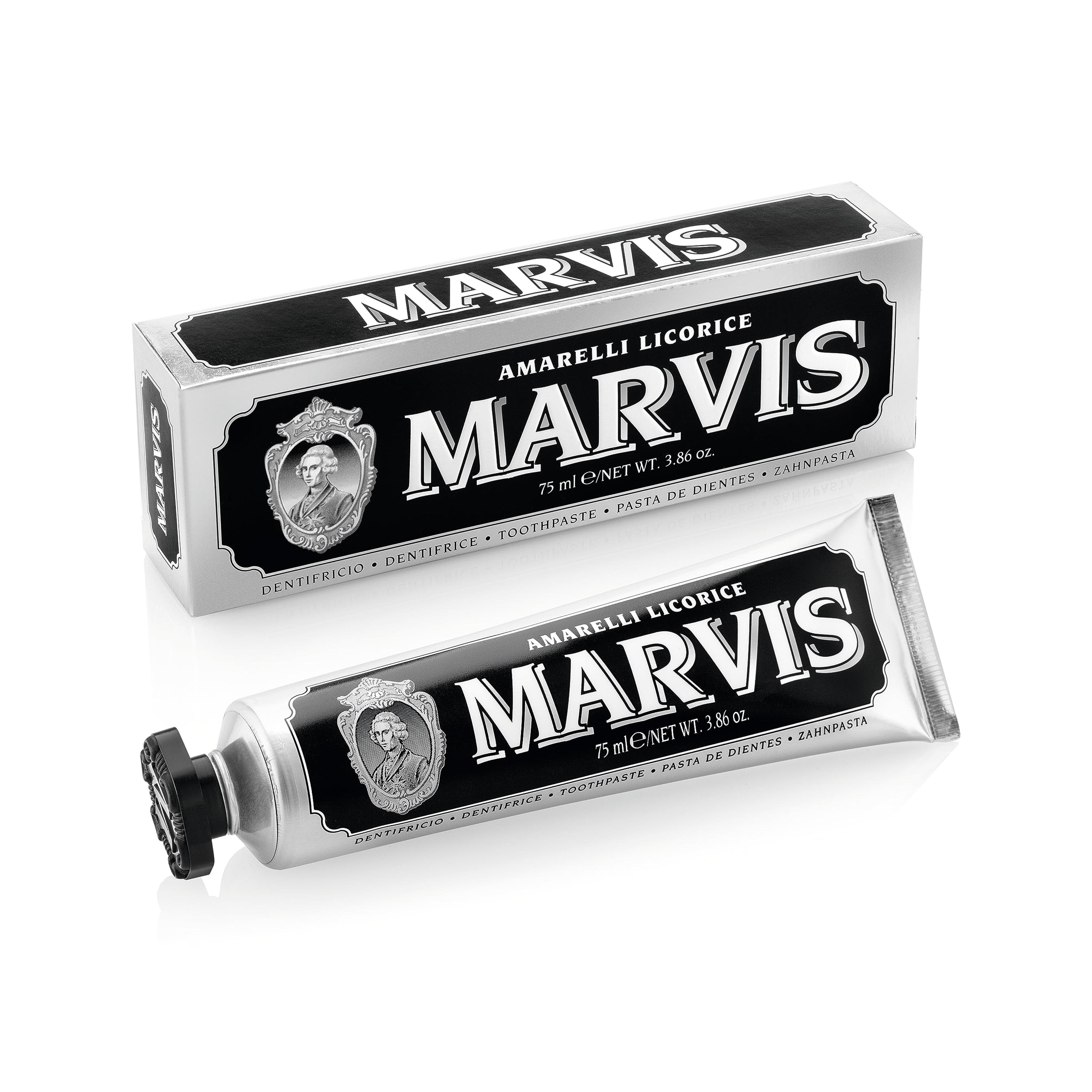 Marvis Amarelli Licorice Mint Toothpaste, 3.8 Ounces