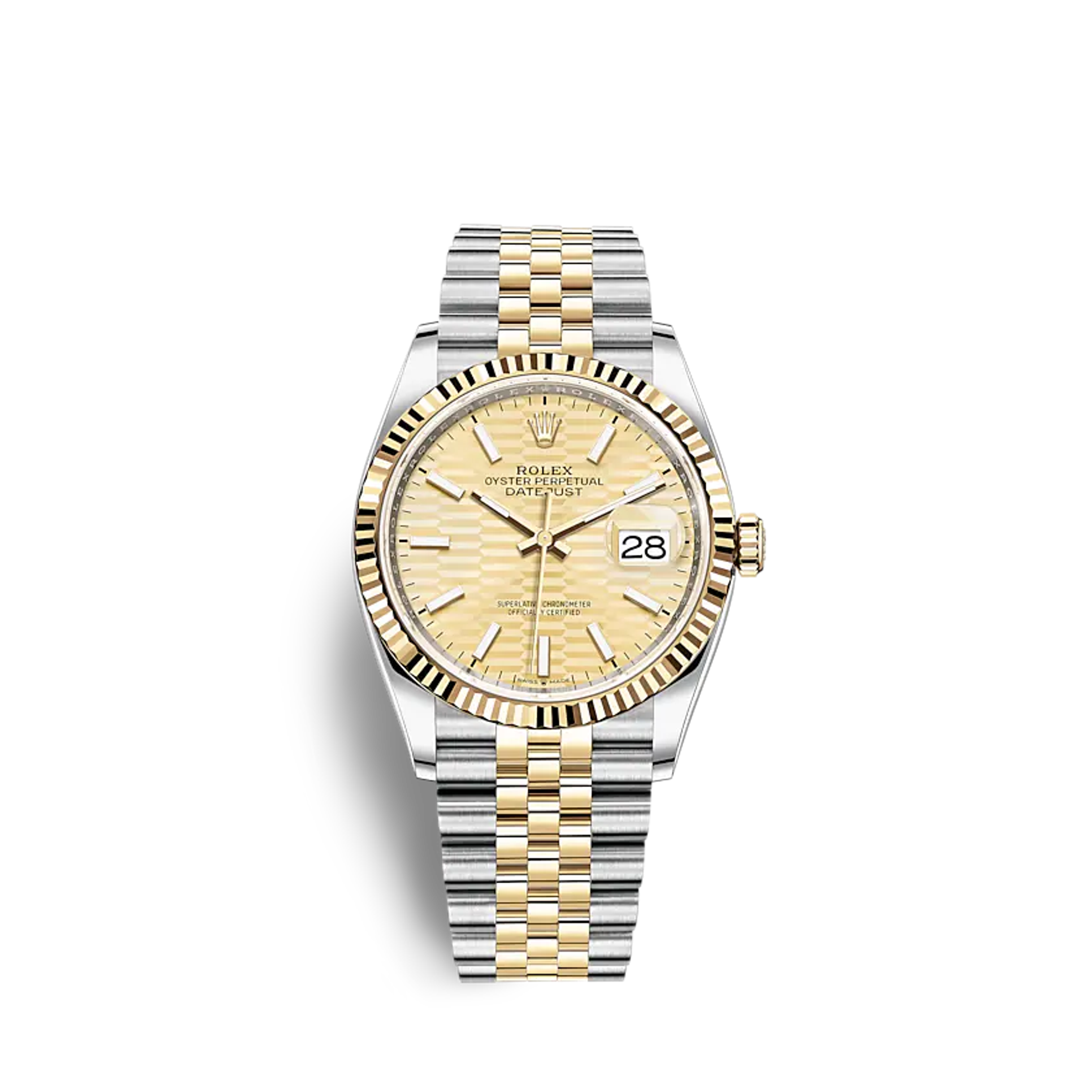 Rolex Datejust 36 watch: Oystersteel and yellow gold - M126233-0039