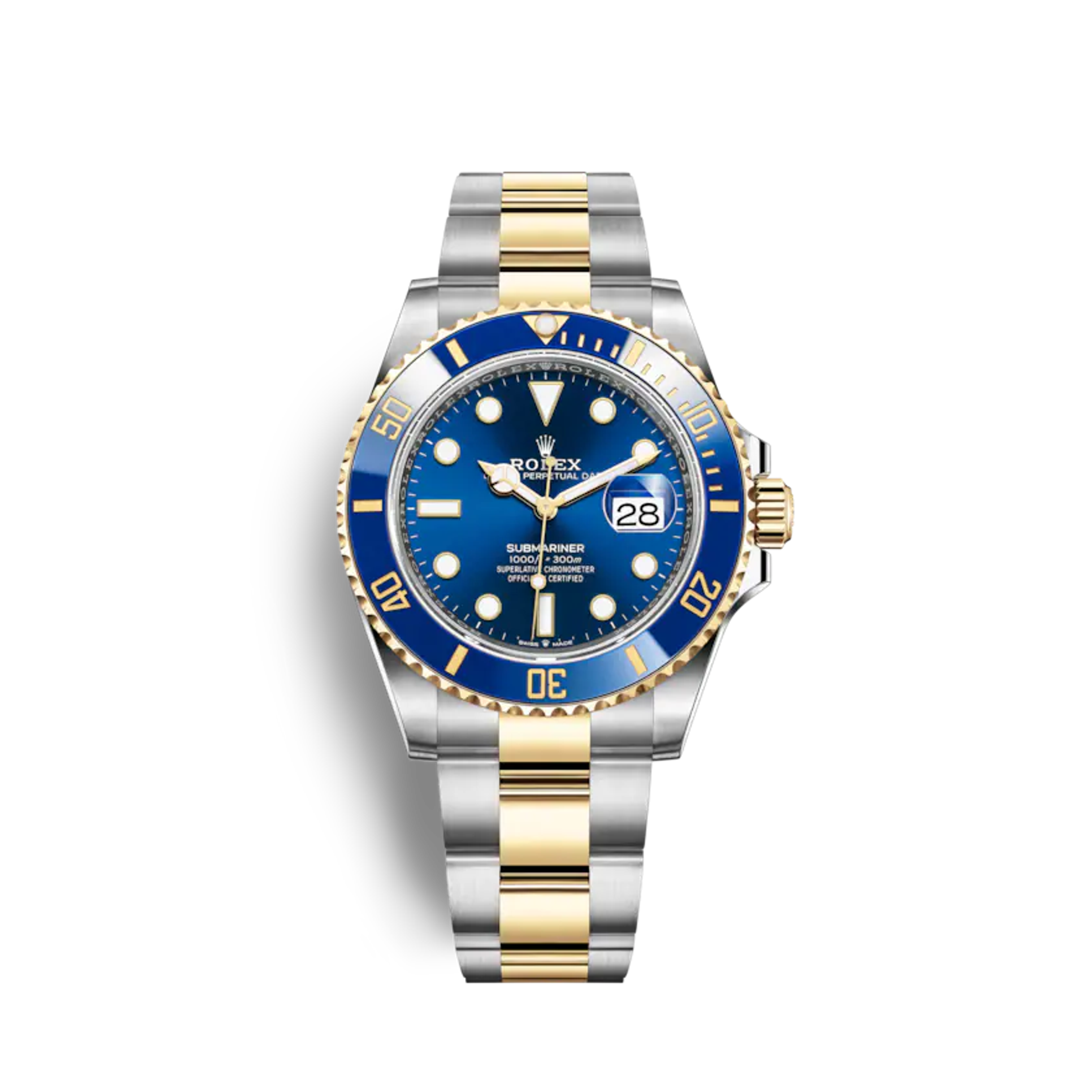 Rolex Submariner Date watch: Oystersteel and yellow gold - M126613LB-0002