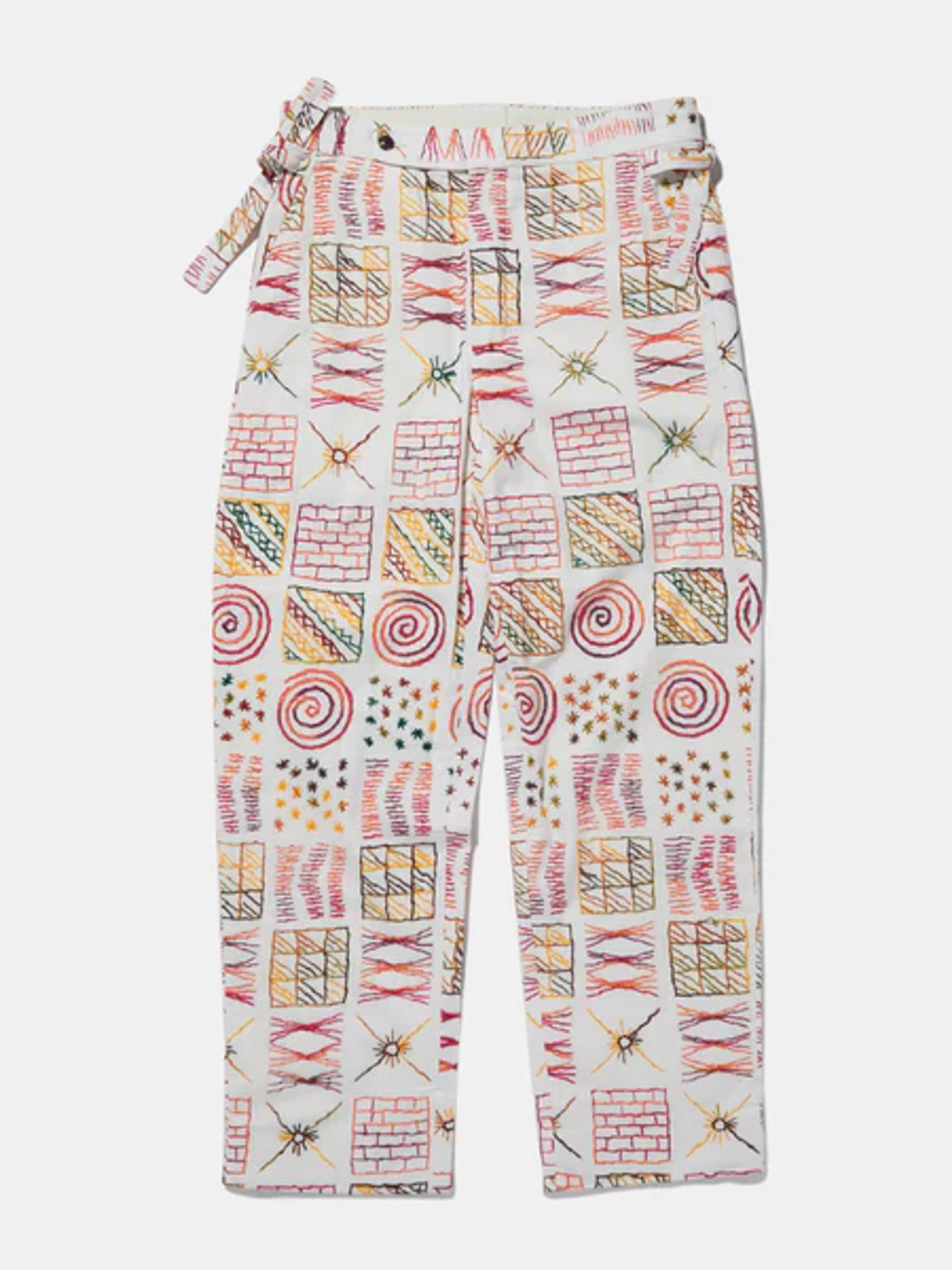 Buy Bode DOODLE STITCH TROUSERS Online at UNION LOS ANGELES