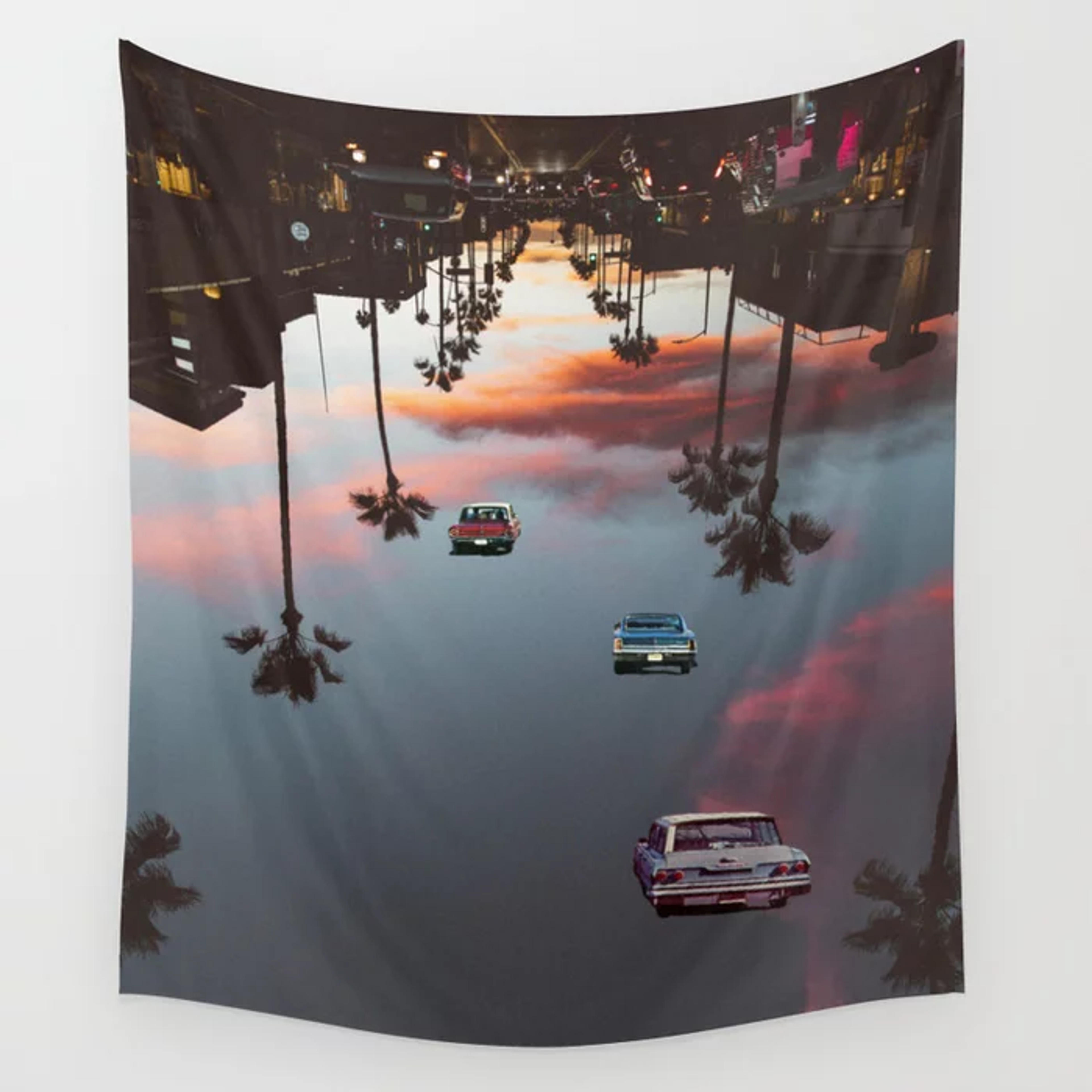 Rodeo Drive Wall Tapestry by Irie Wata