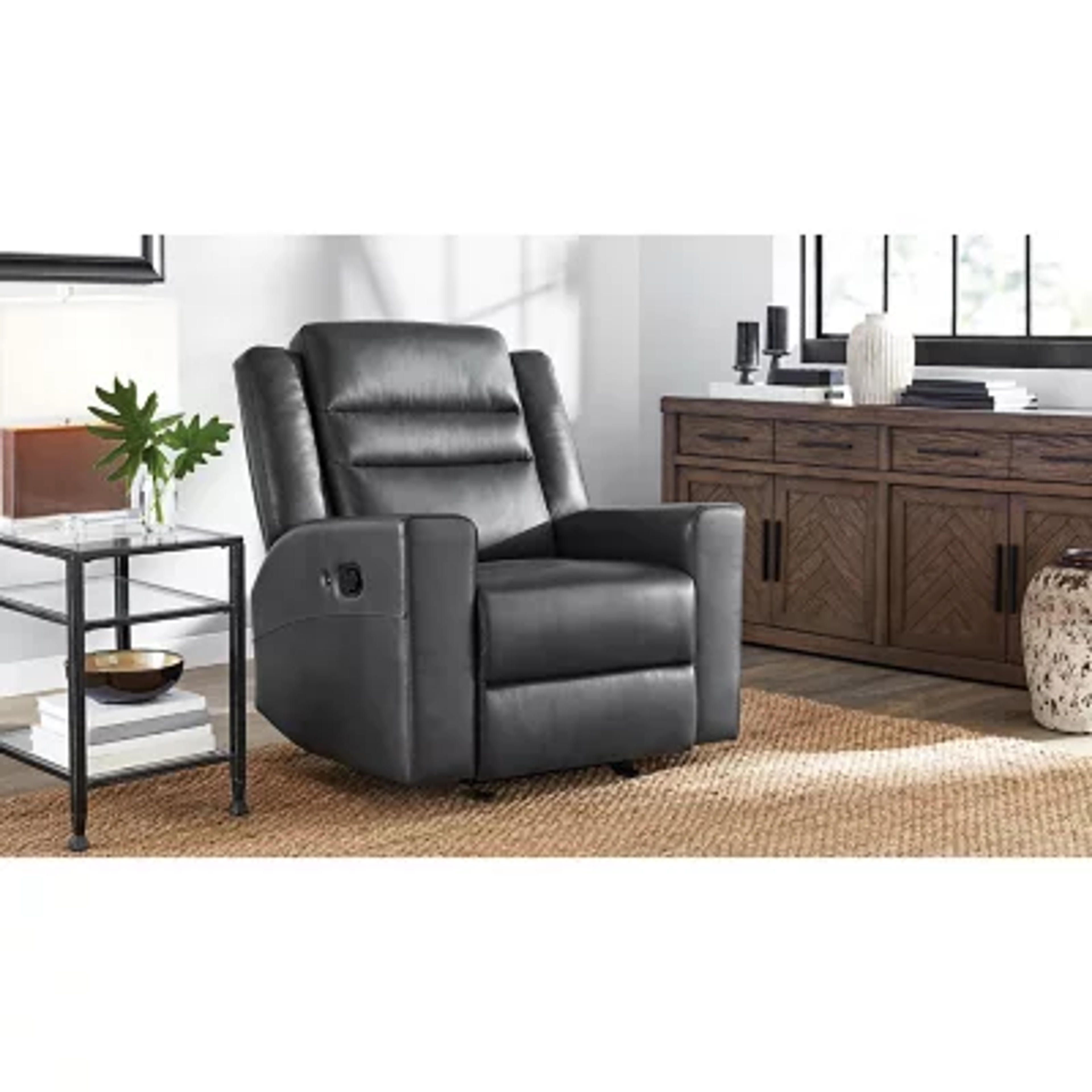 Easton Leather Glider Recliner - Sam's Club