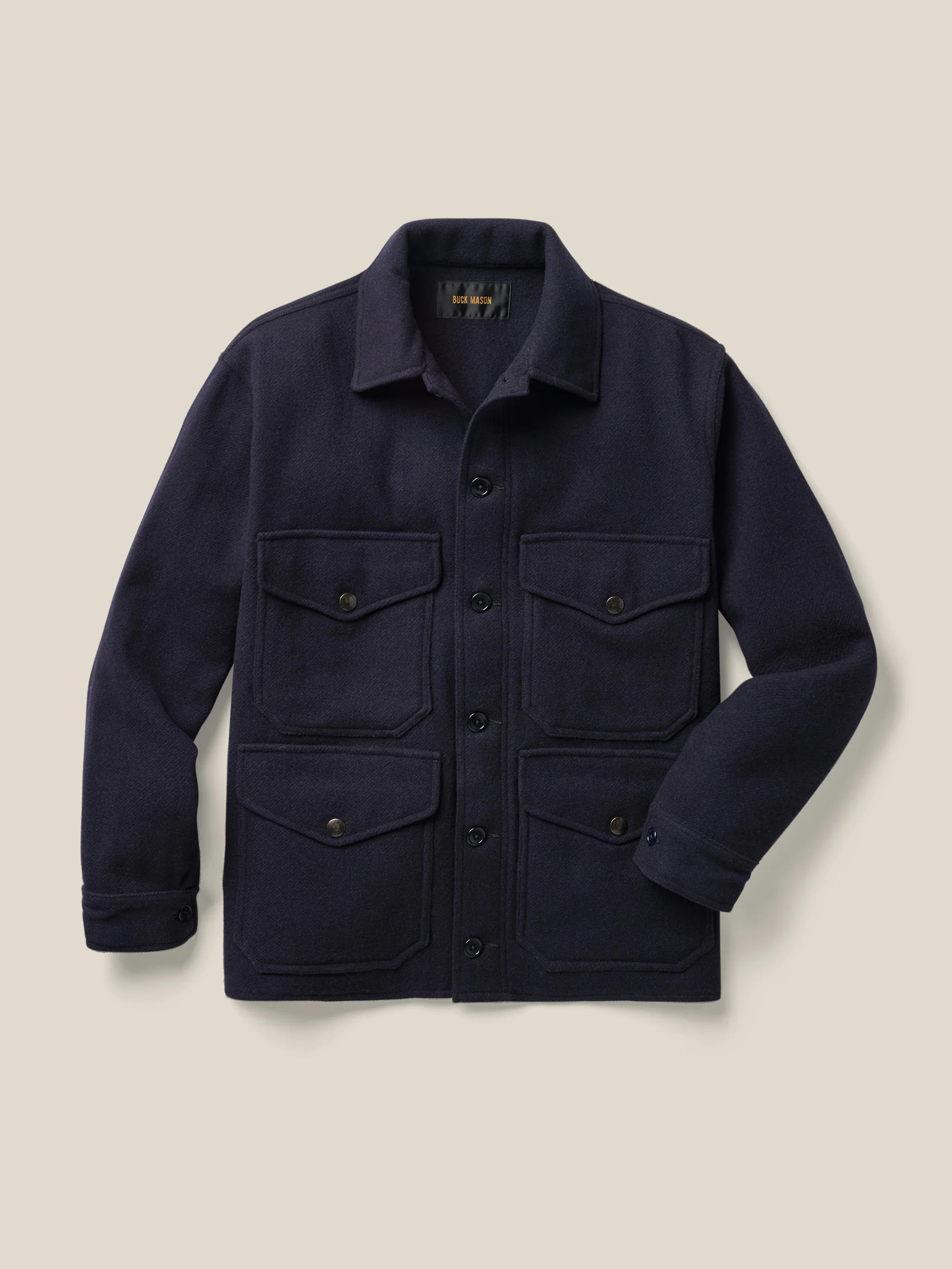 Dark Navy Ridge Wool Upland Jacket – Buck Mason