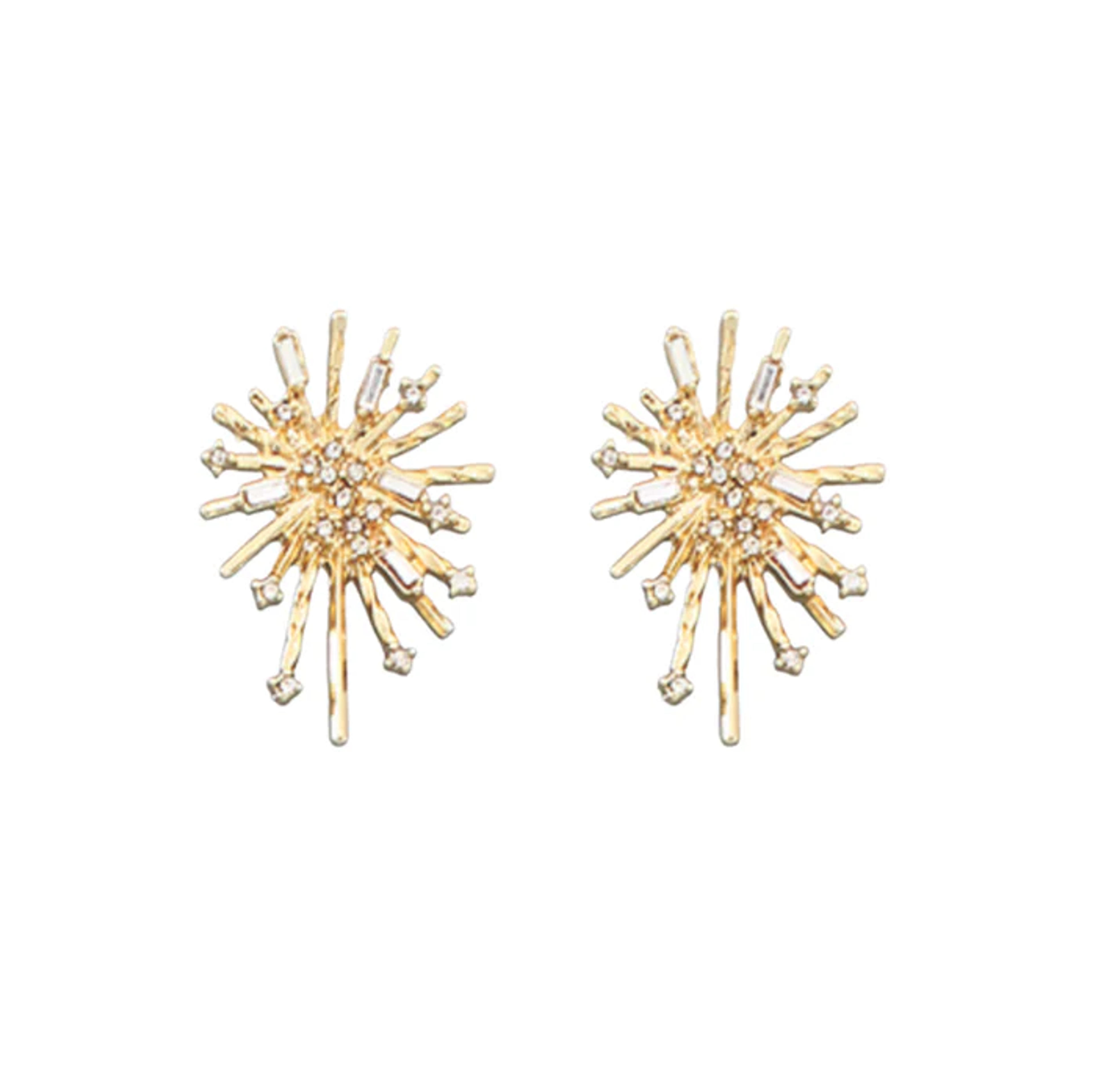 Crystal Starburst Earrings