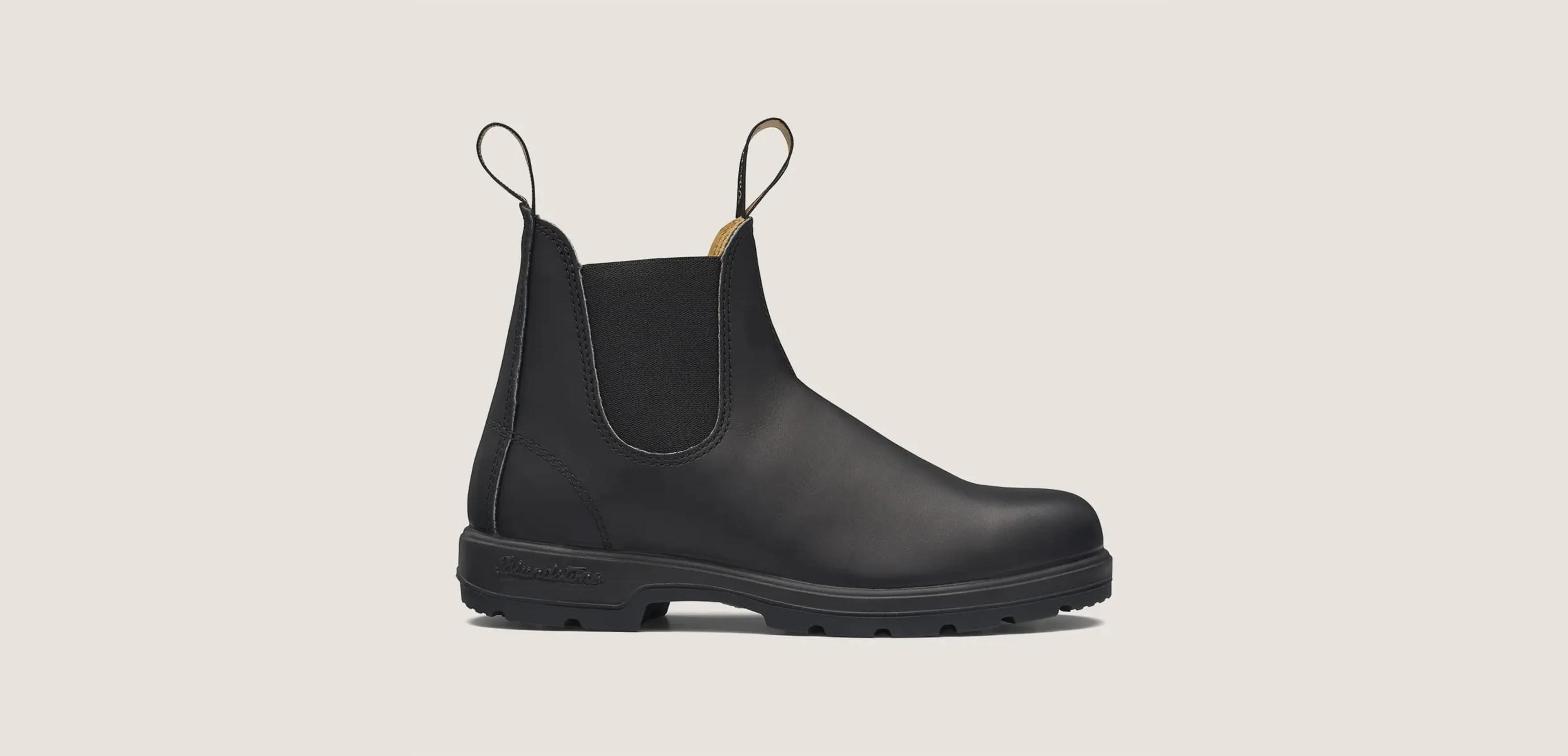 Black Premium Leather Chelsea Boots, Women's Style 558 - Blundstone USA