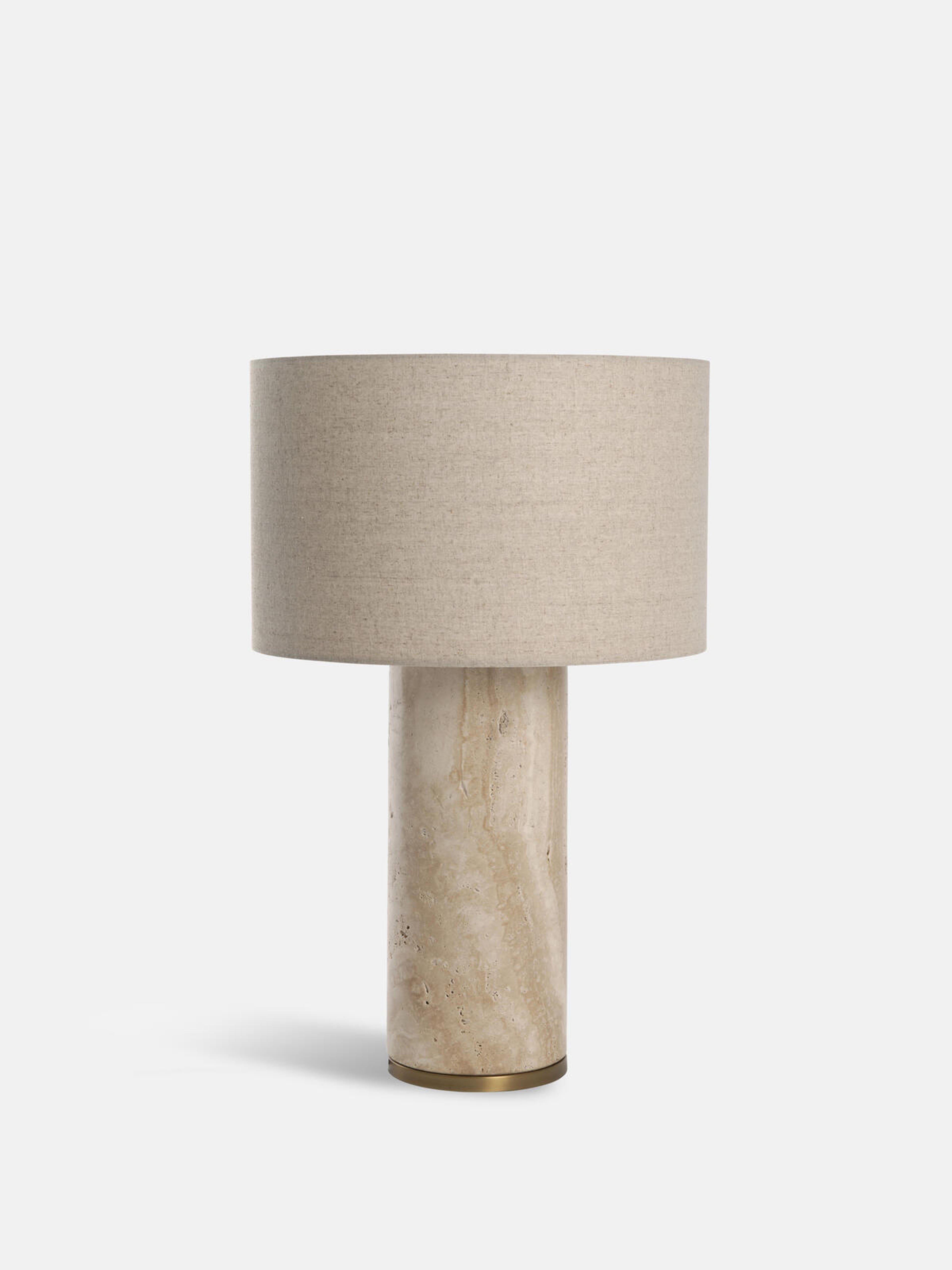 Remi Stone Table Lamp, Large - Soho Home