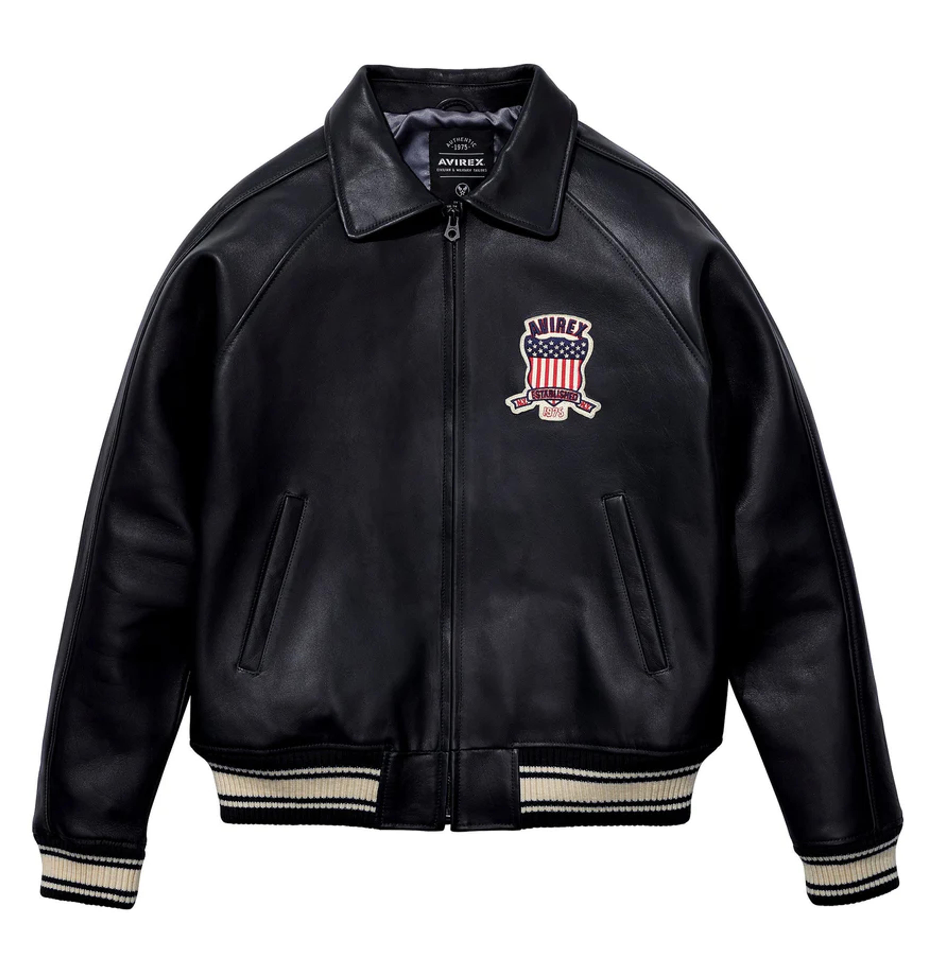 Avirex Icon Jacket Jacket - Jet Black – BLVD