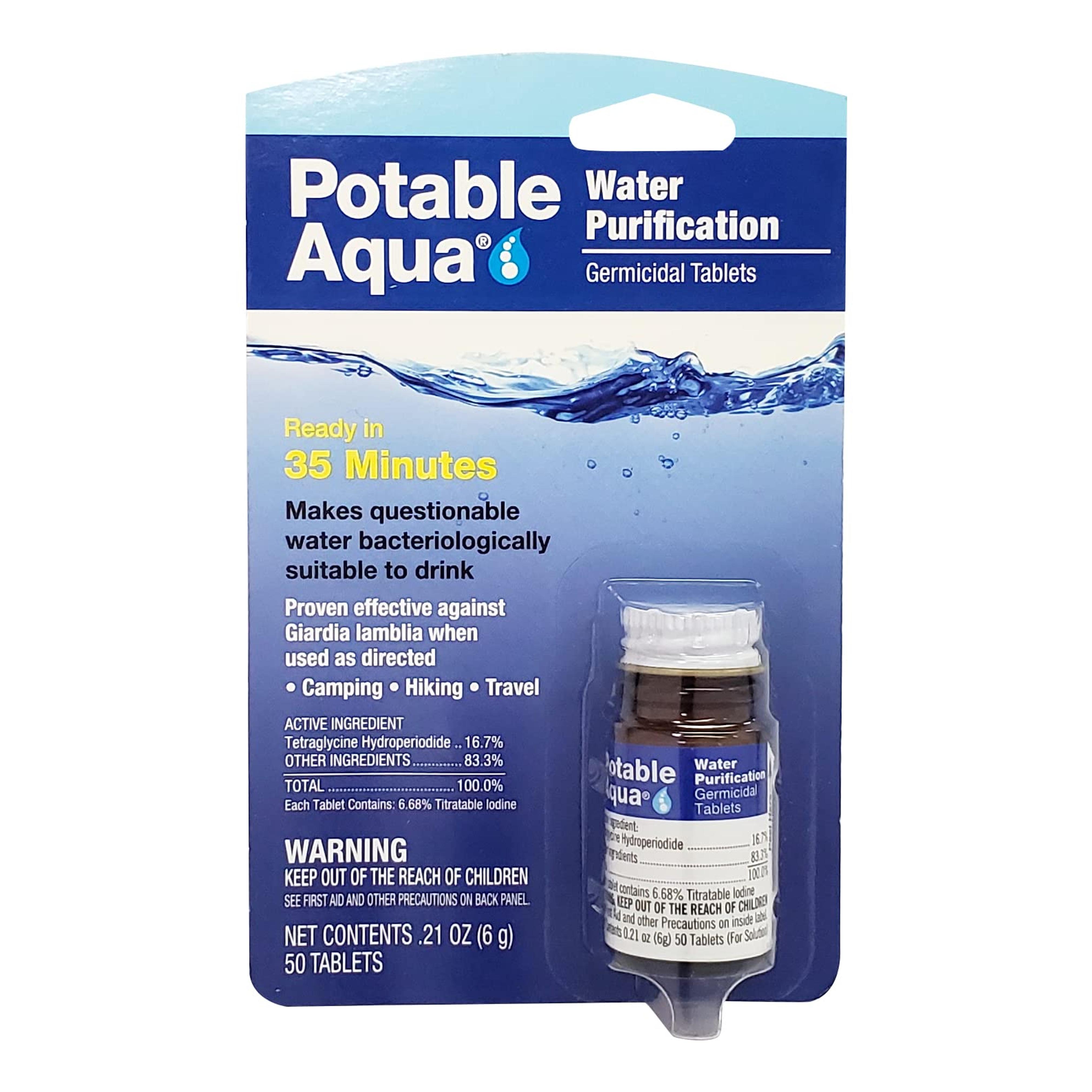 Potable Aqua Water Treatment Tablets