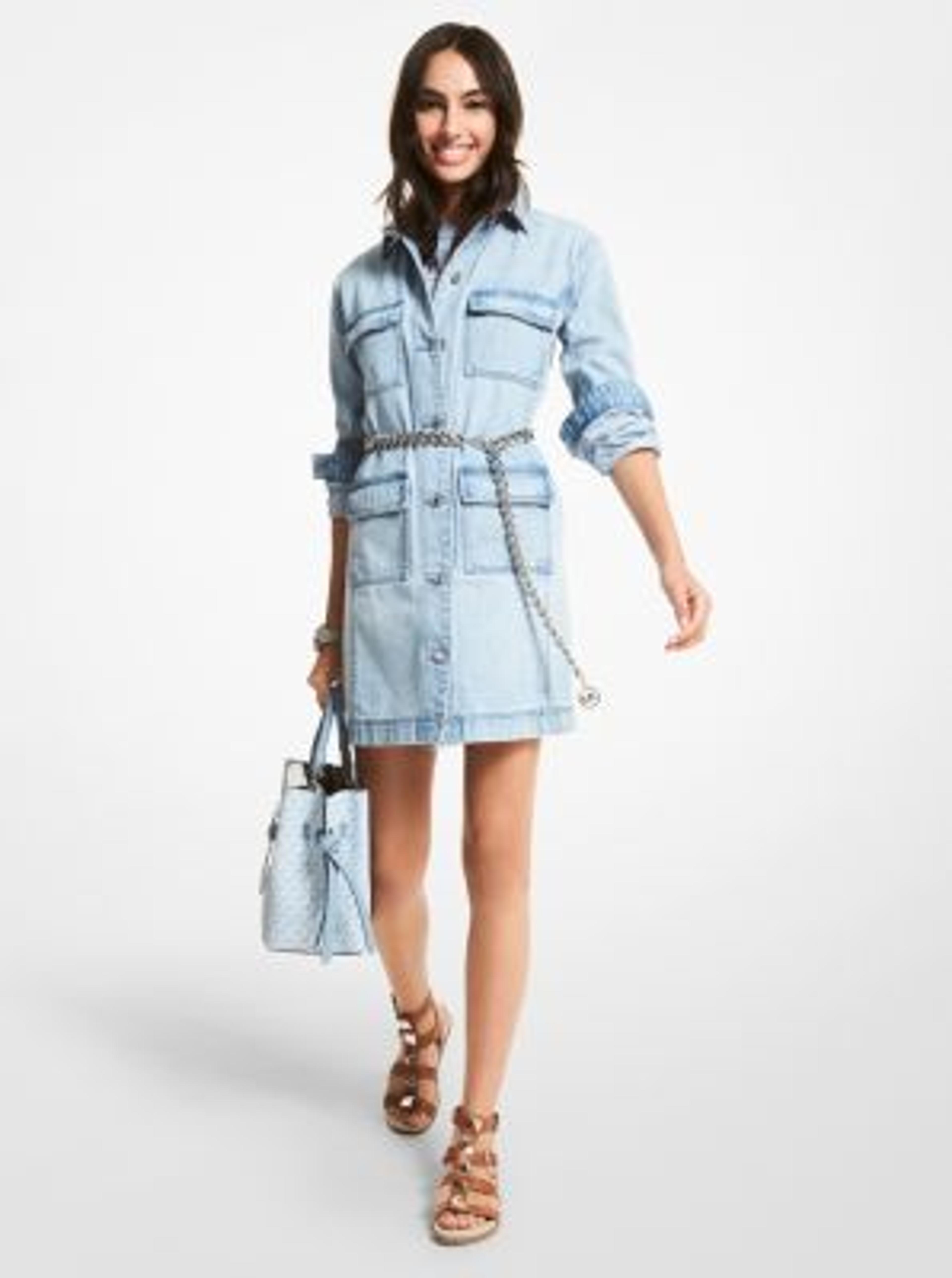 Denim Shirtdress | Michael Kors