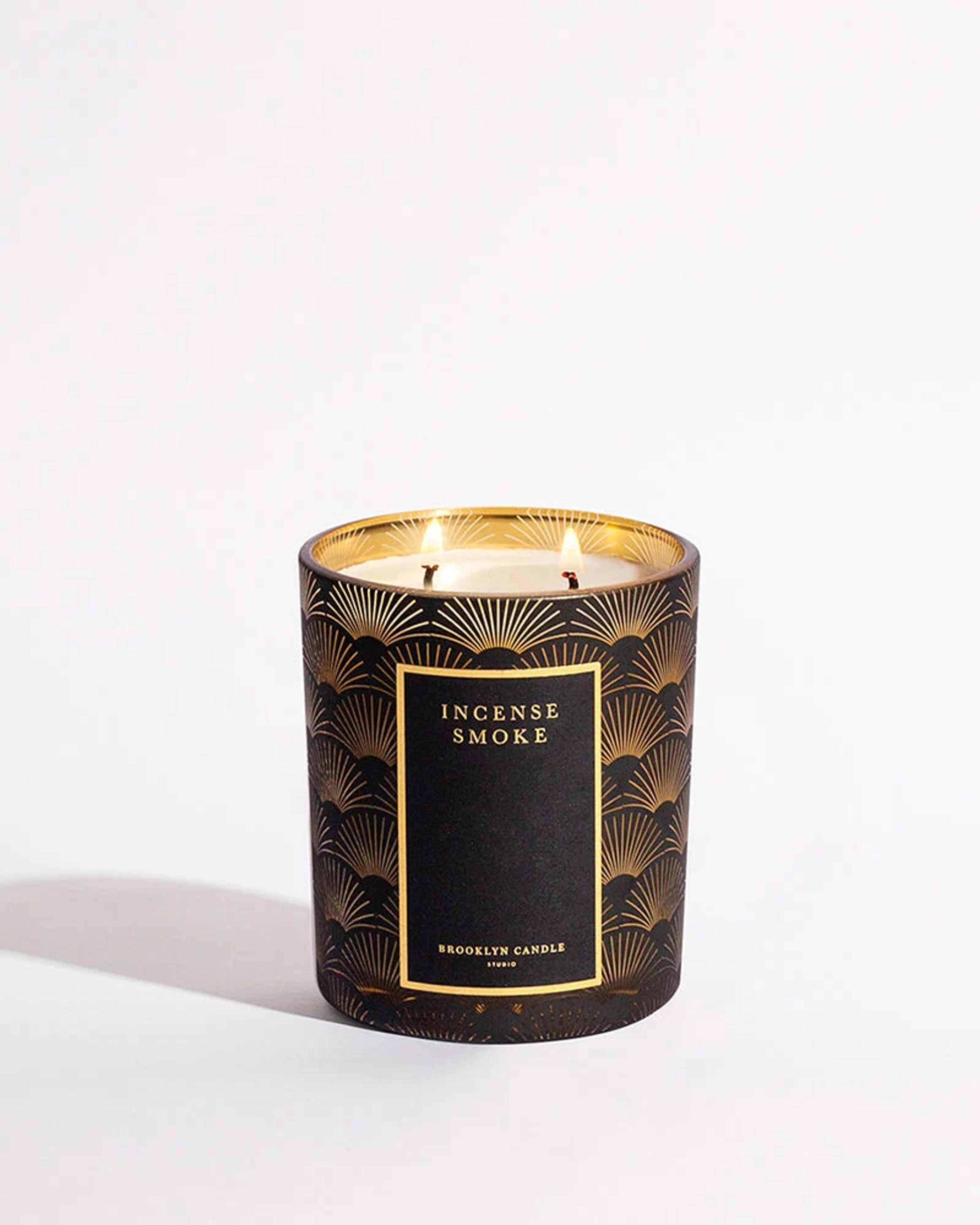 Incense Smoke Holiday Candle