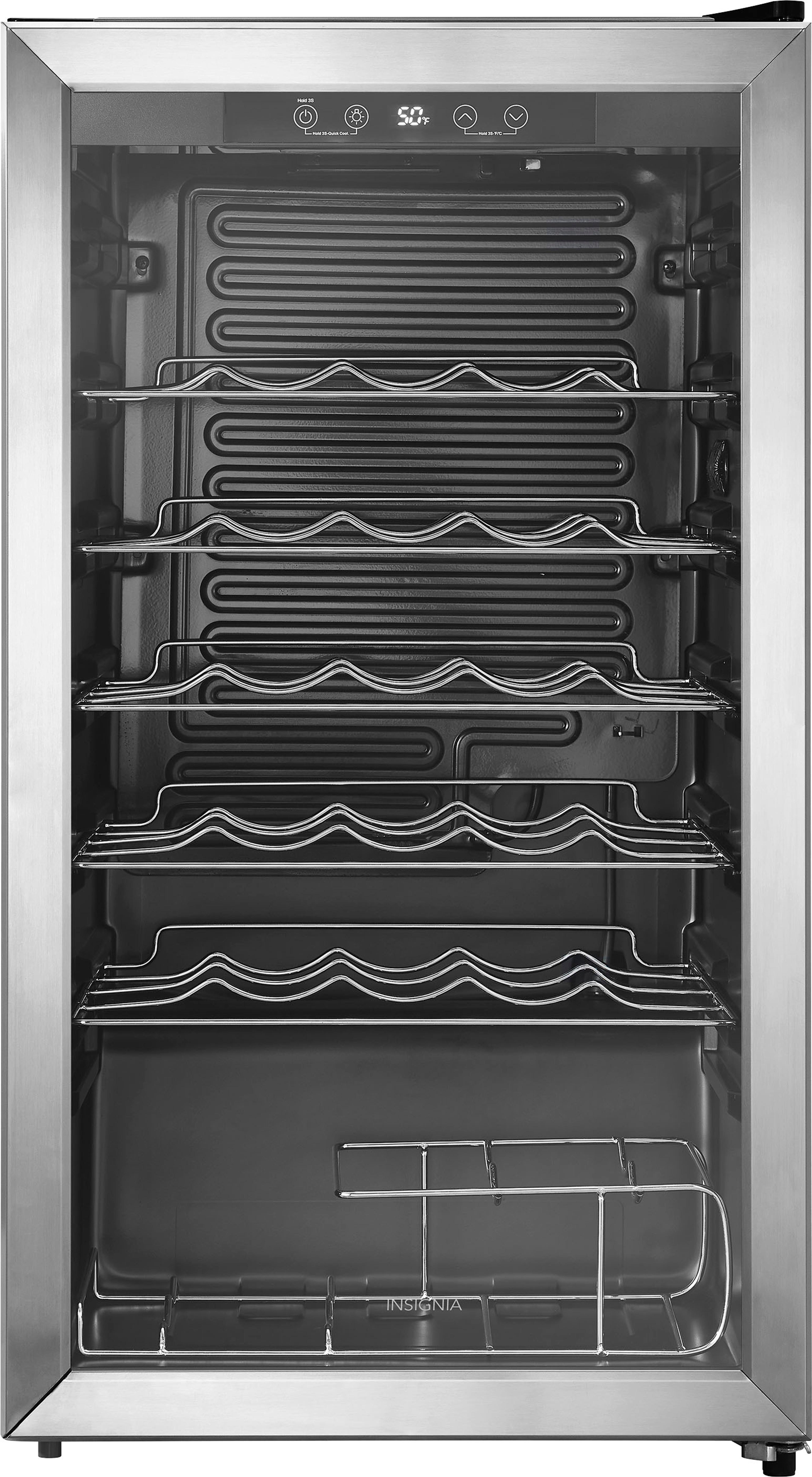 Insignia™ 29-Bottle Wine Cooler Stainless Steel NS-WC29SS3 - Best Buy