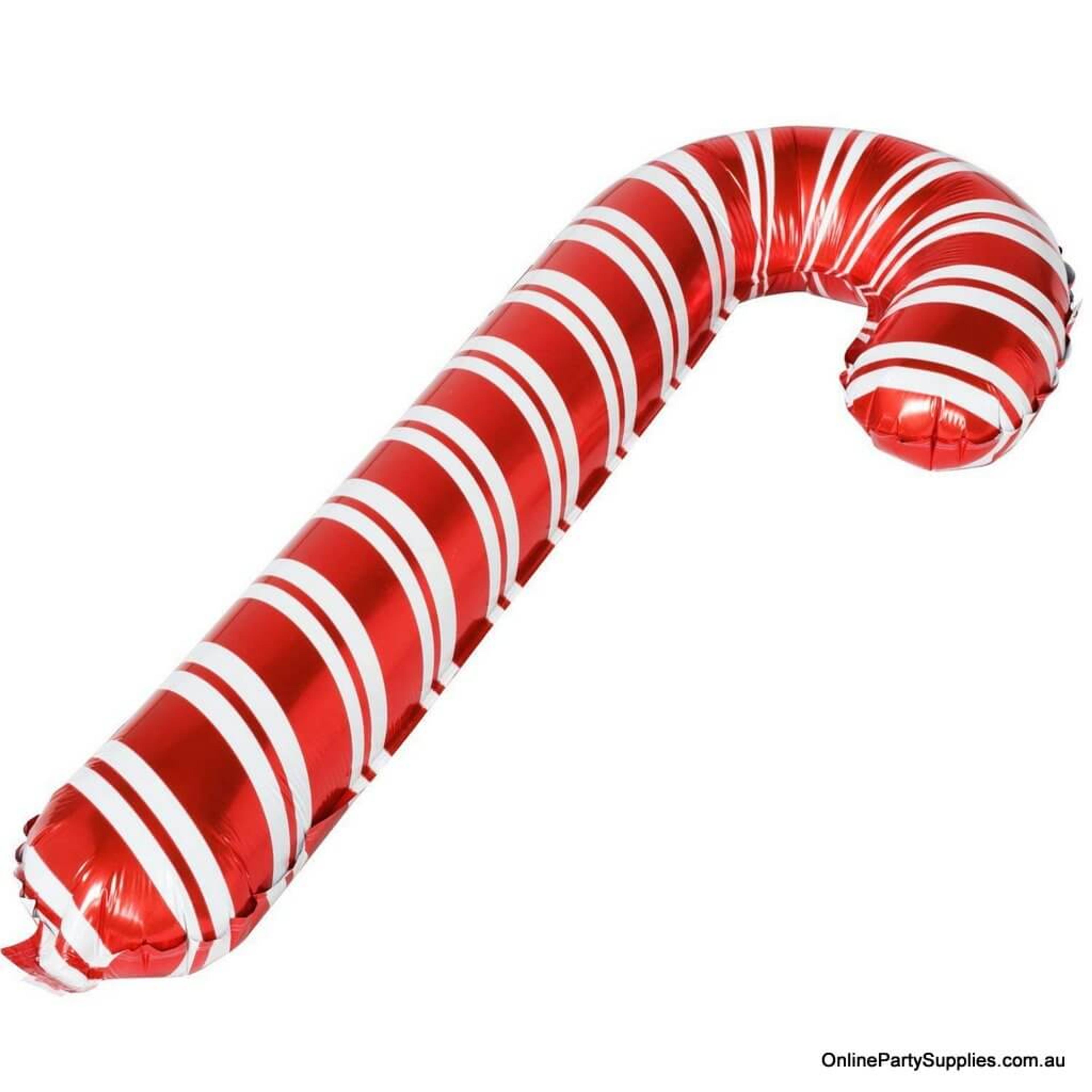 Giant Christmas Candy Cane Shaped Foil Balloon