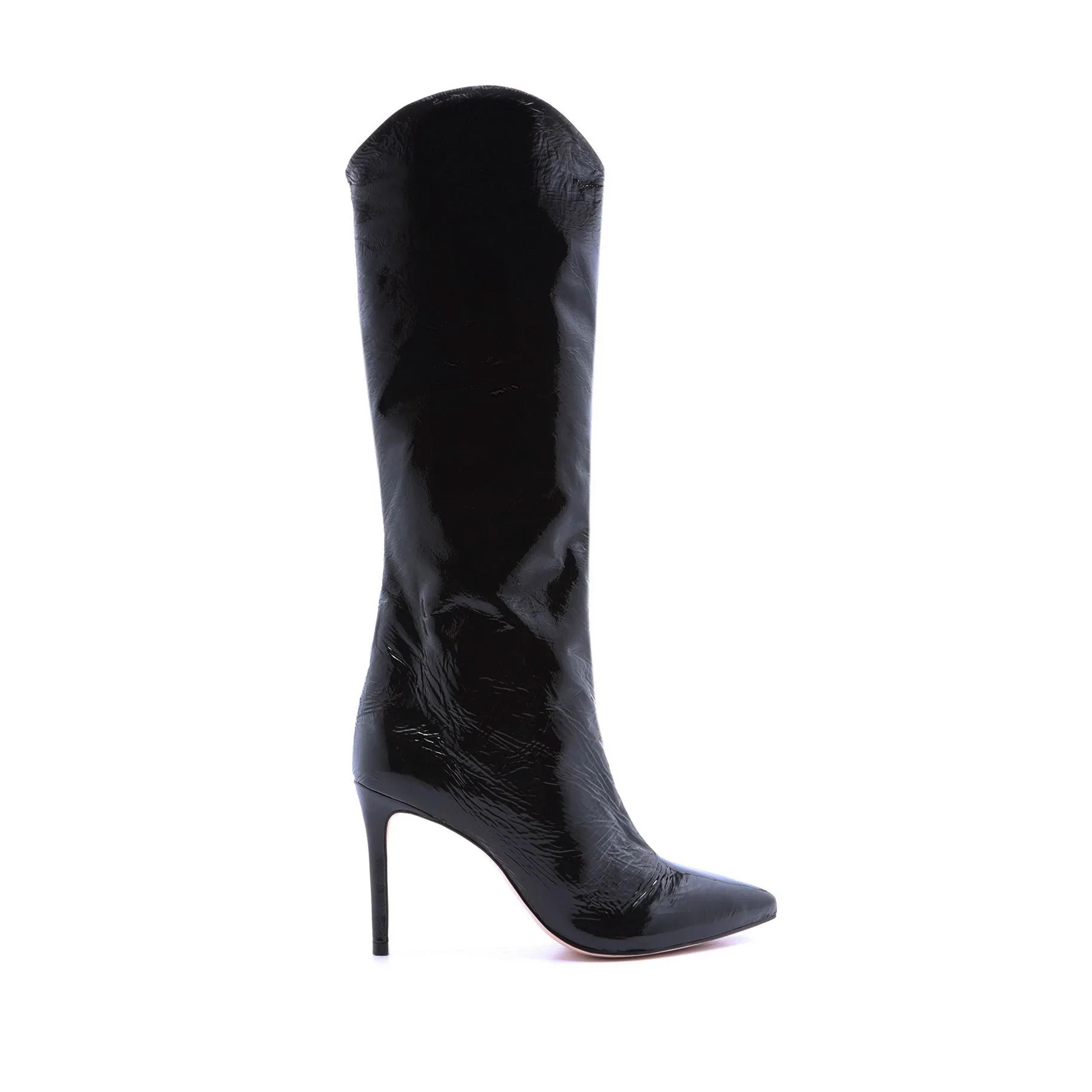 Maryana Boot - 6 / Black / Patent Leather