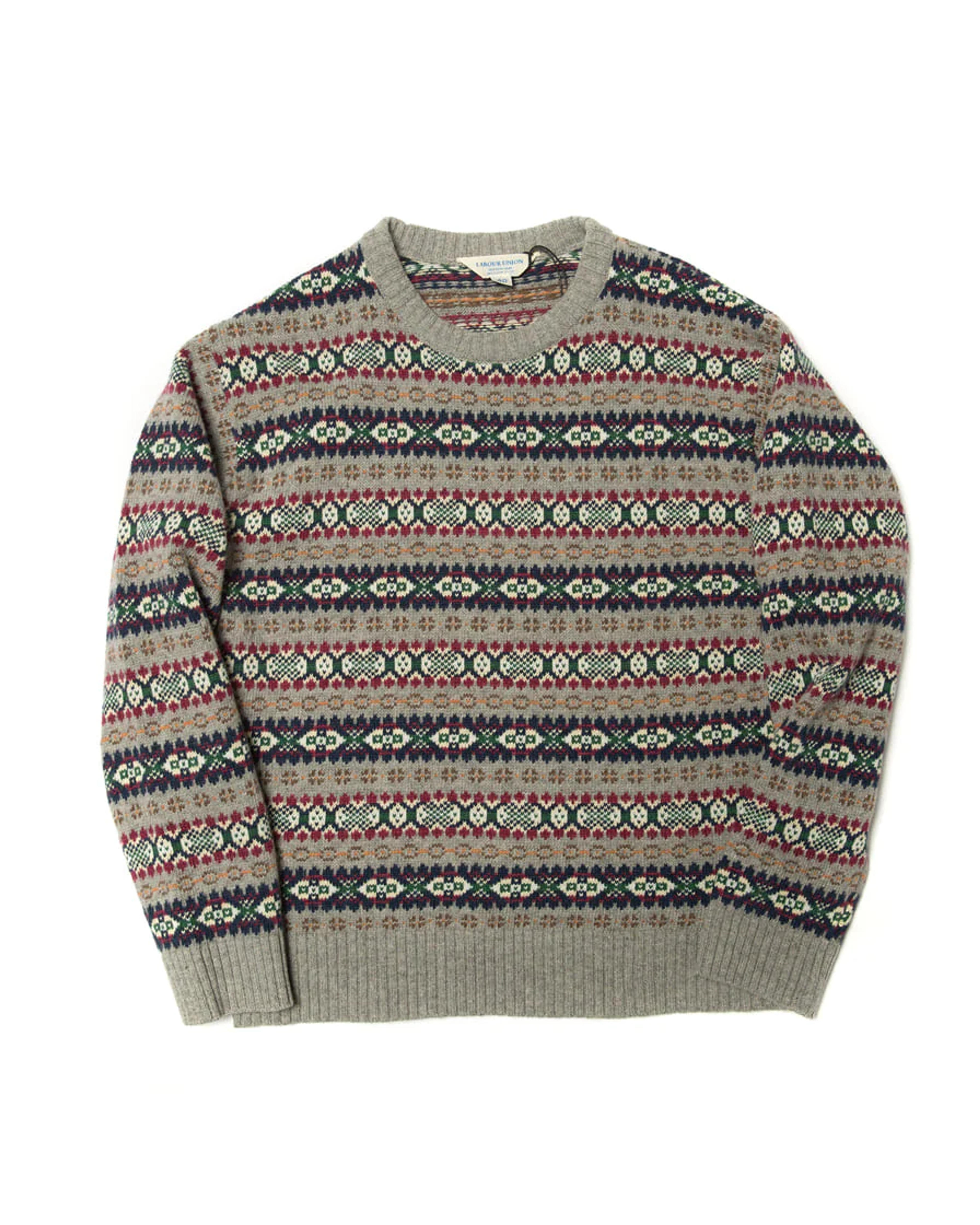 Fair Isle Jumper Grey