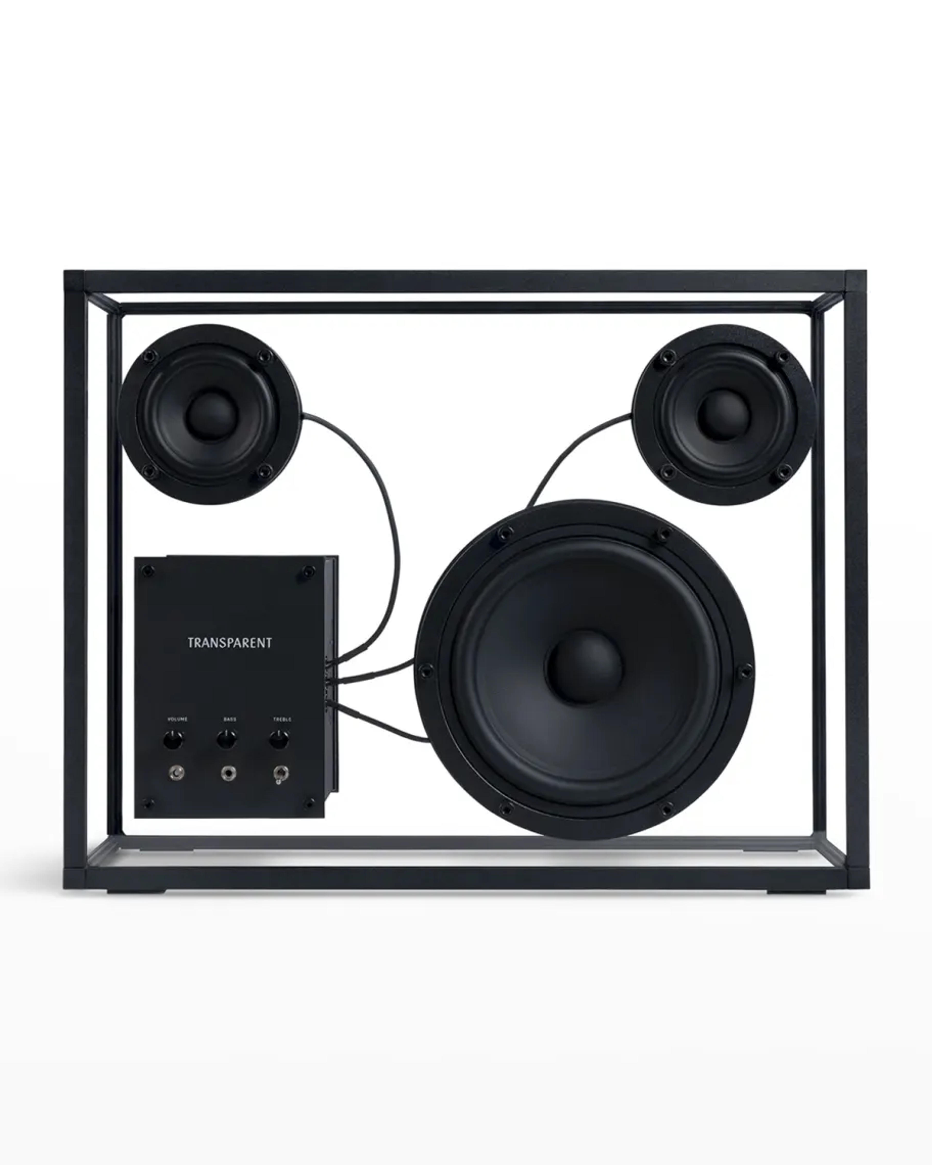Transparent Sound Transparent Speaker, Black Wire | Neiman Marcus