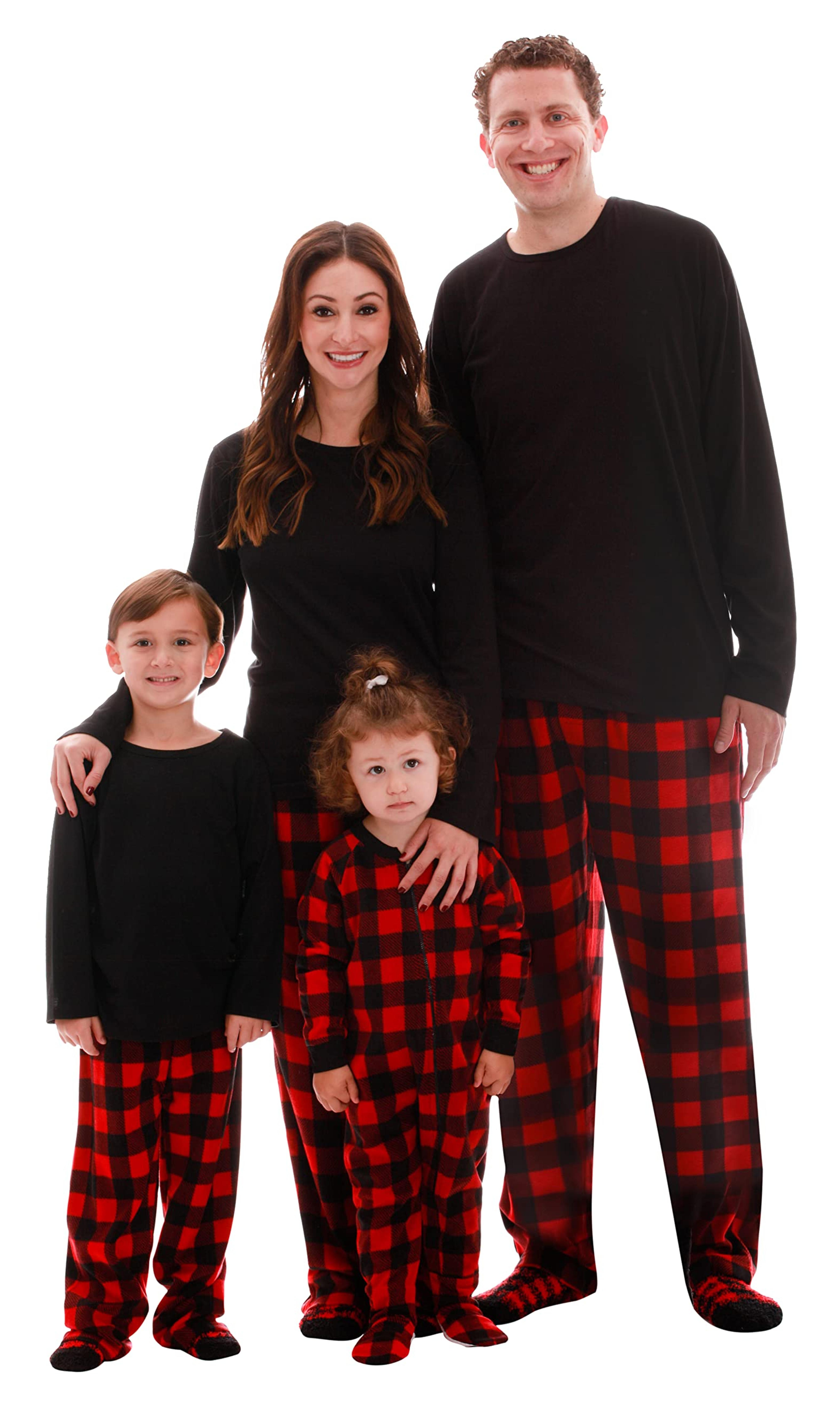 #followme Matching Family Pajamas Buffalo Plaid