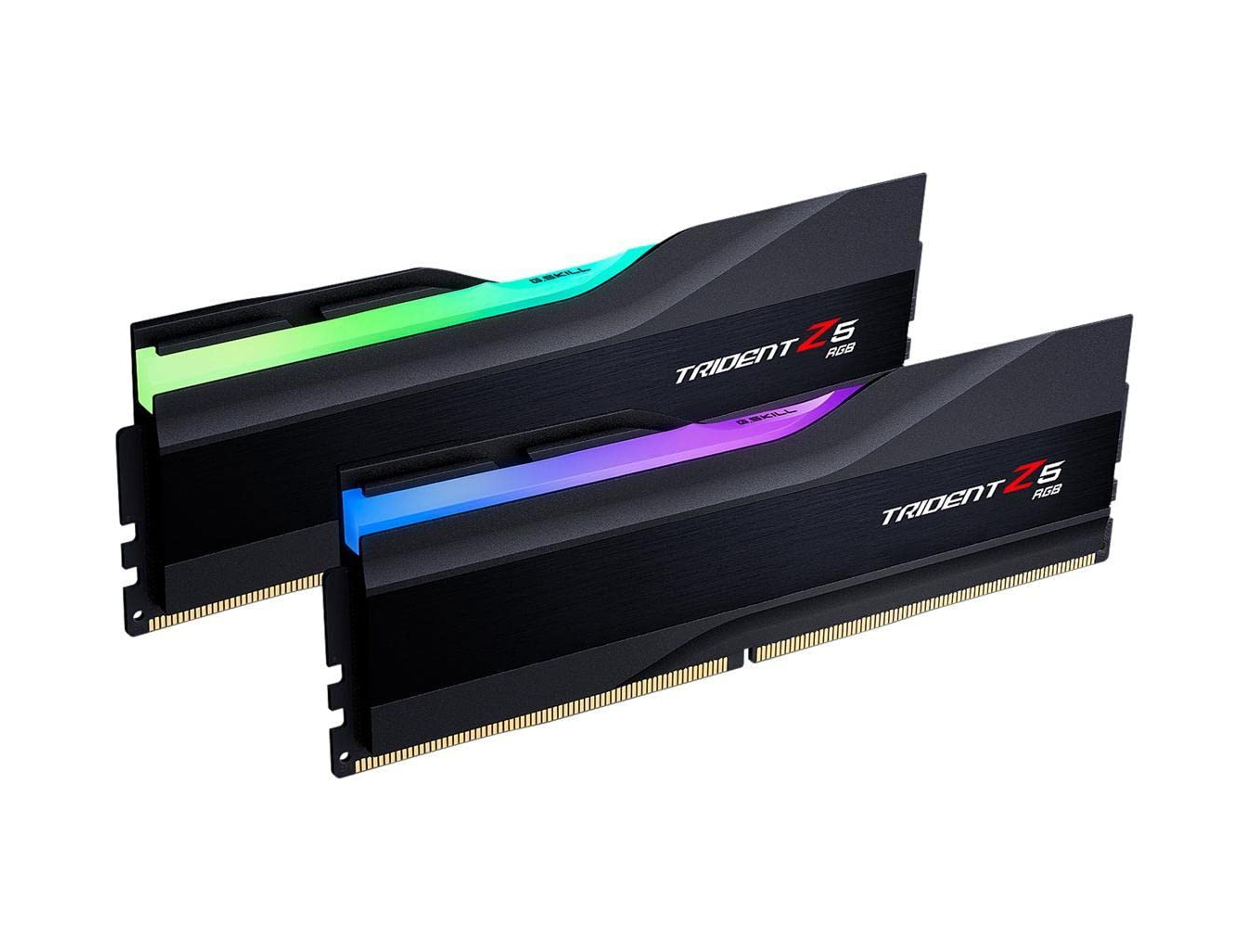 G.SKILL Trident Z5 RGB Series (Intel XMP 3.0) DDR5 RAM 32GB (2x16GB) 6000MT/s CL36-36-36-96 1.35V Desktop Computer Memory UDIMM - Matte Black (F5-6000J3636F16GA2-TZ5RK) at Amazon.com