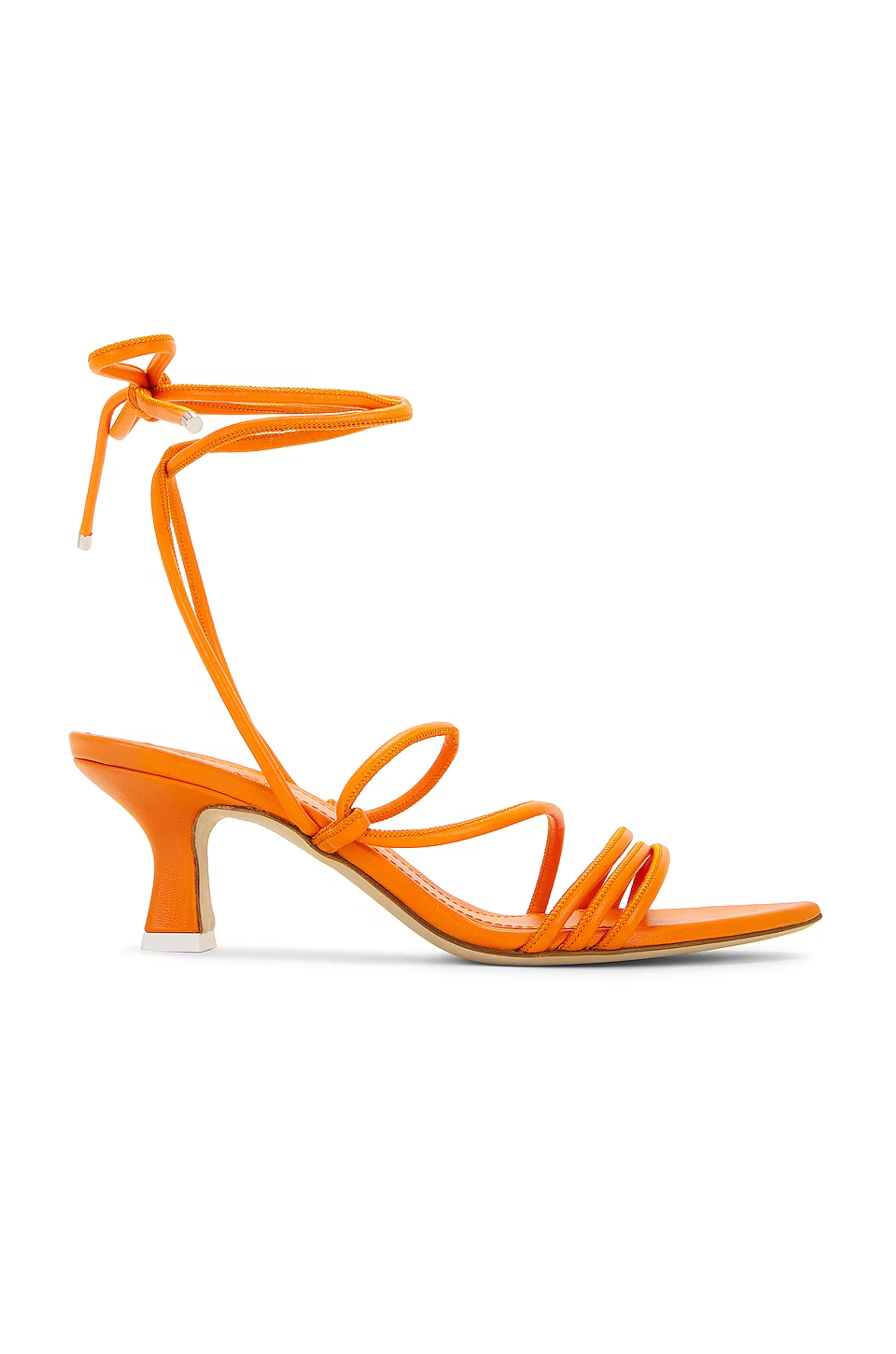 3JUIN Dafne Heel in Pulp Orange | REVOLVE