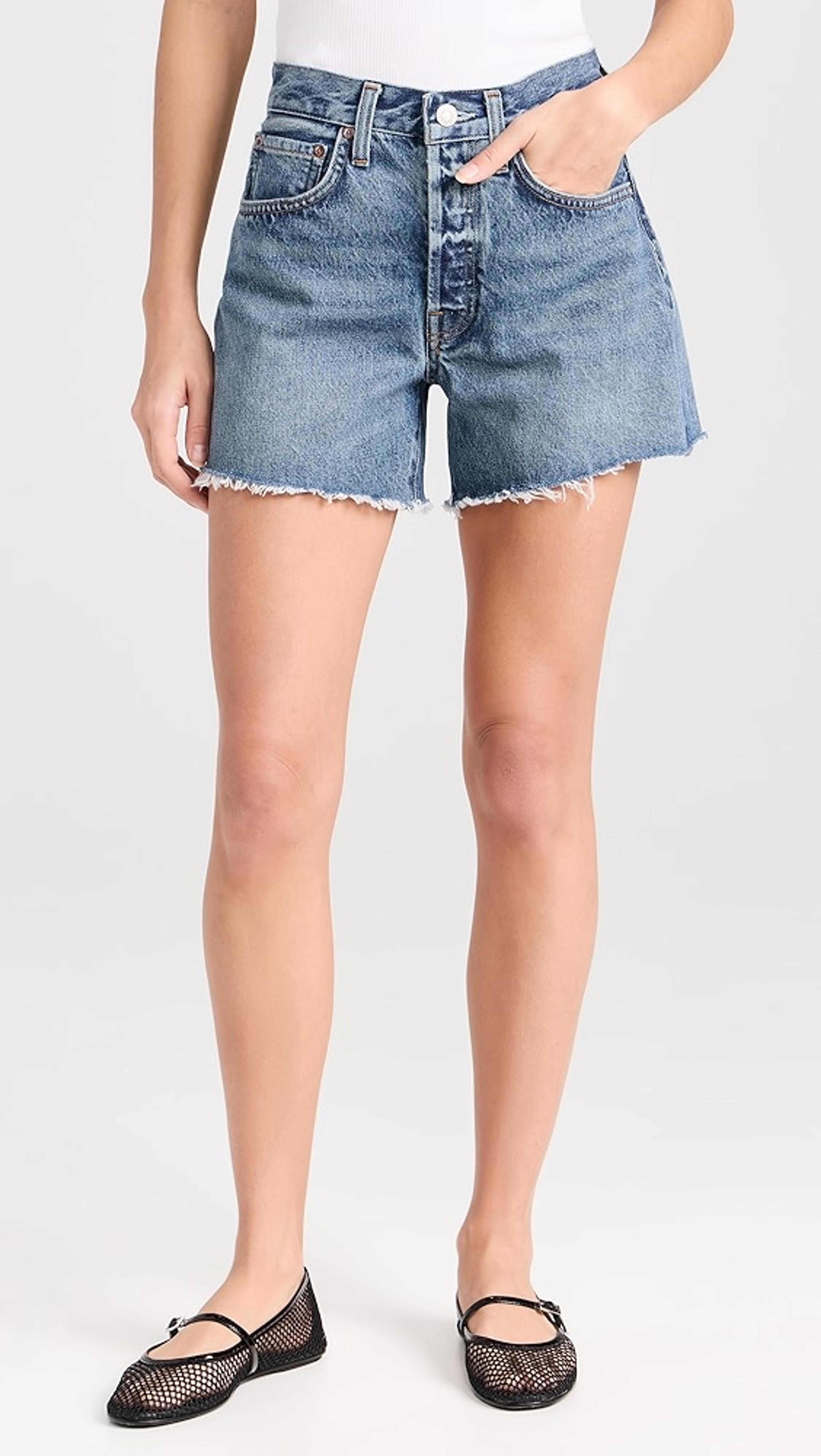 AGOLDE Parker Long Short: Vintage Cut Off Shorts | Shopbop