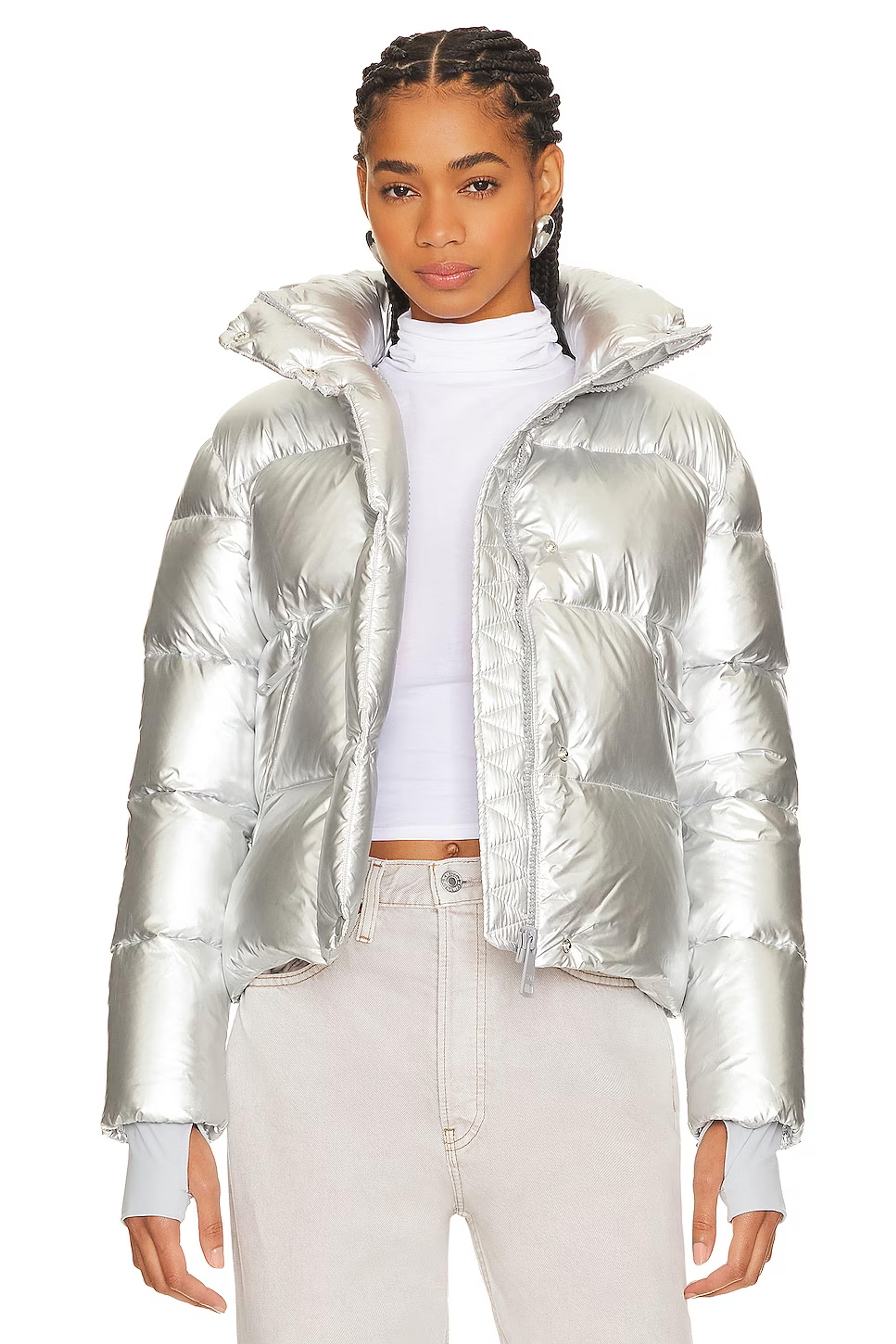 SAM. Andi Jacket in Silver & Ice | REVOLVE