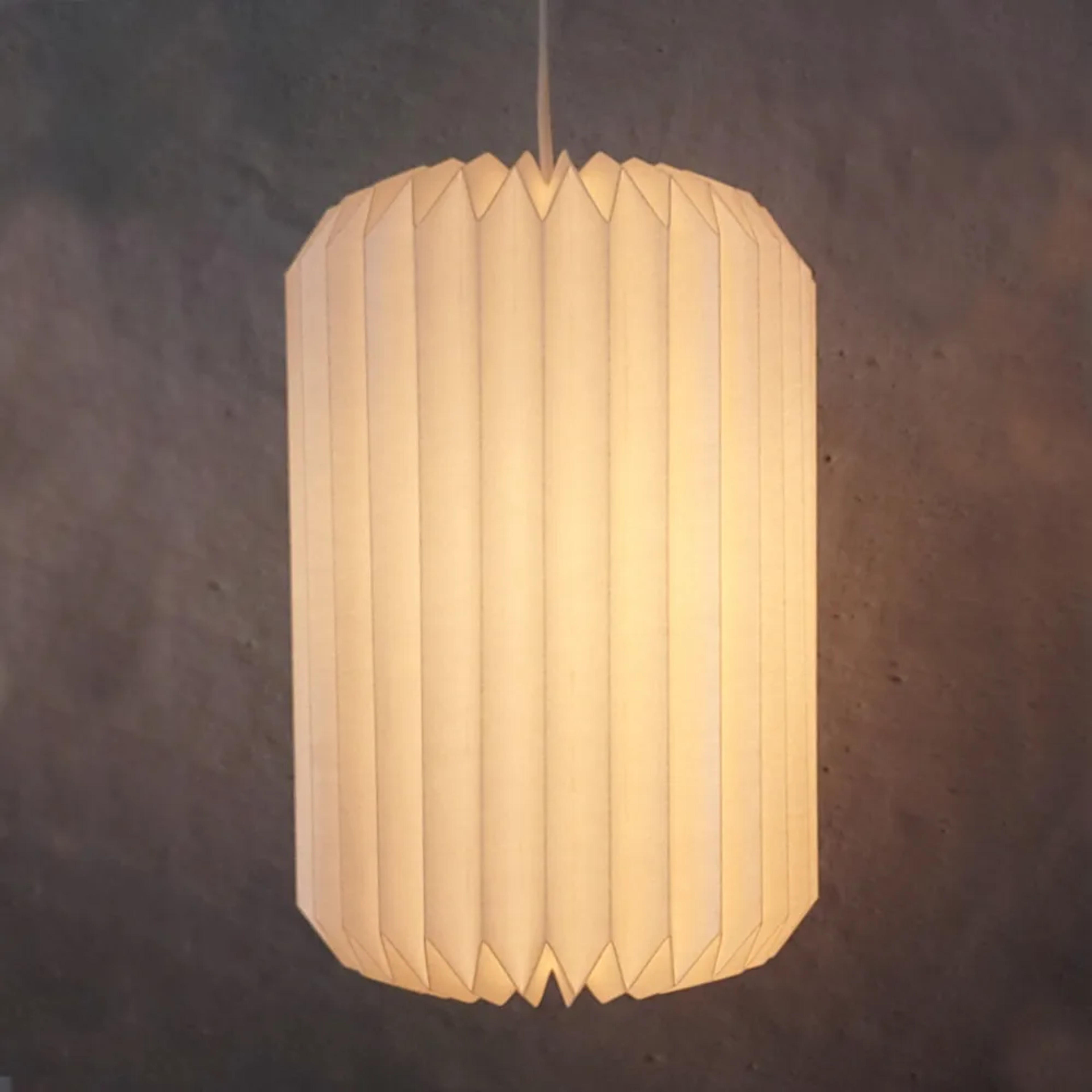 Lantern slim - ceiling pendant - Origami Paper Lampshade by Studio Pleat | Wescover Pendants