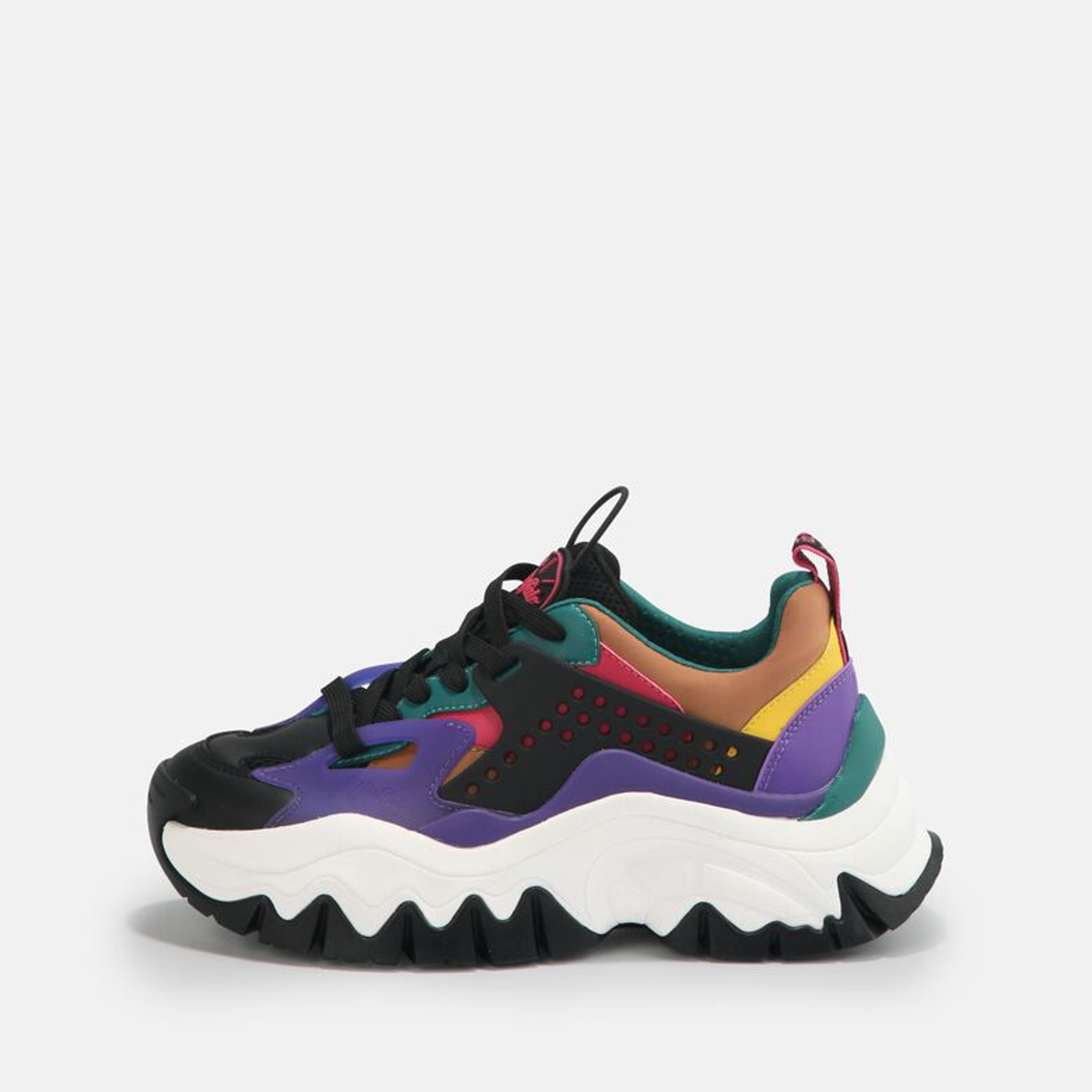 Trail One Sneaker Low vegan, black/multi-coloured