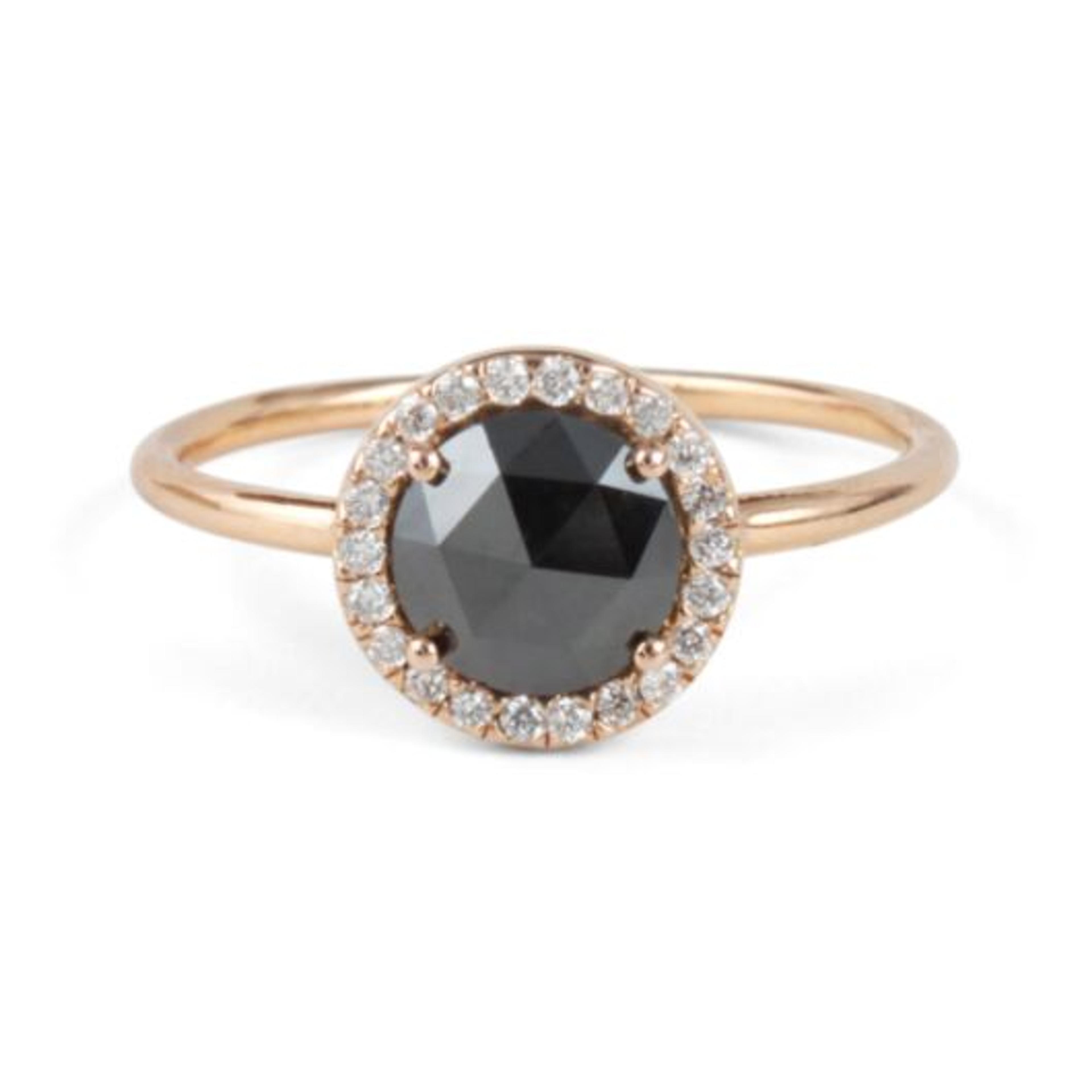 Black Diamond Aura Ring, Blanca Monros Gomez