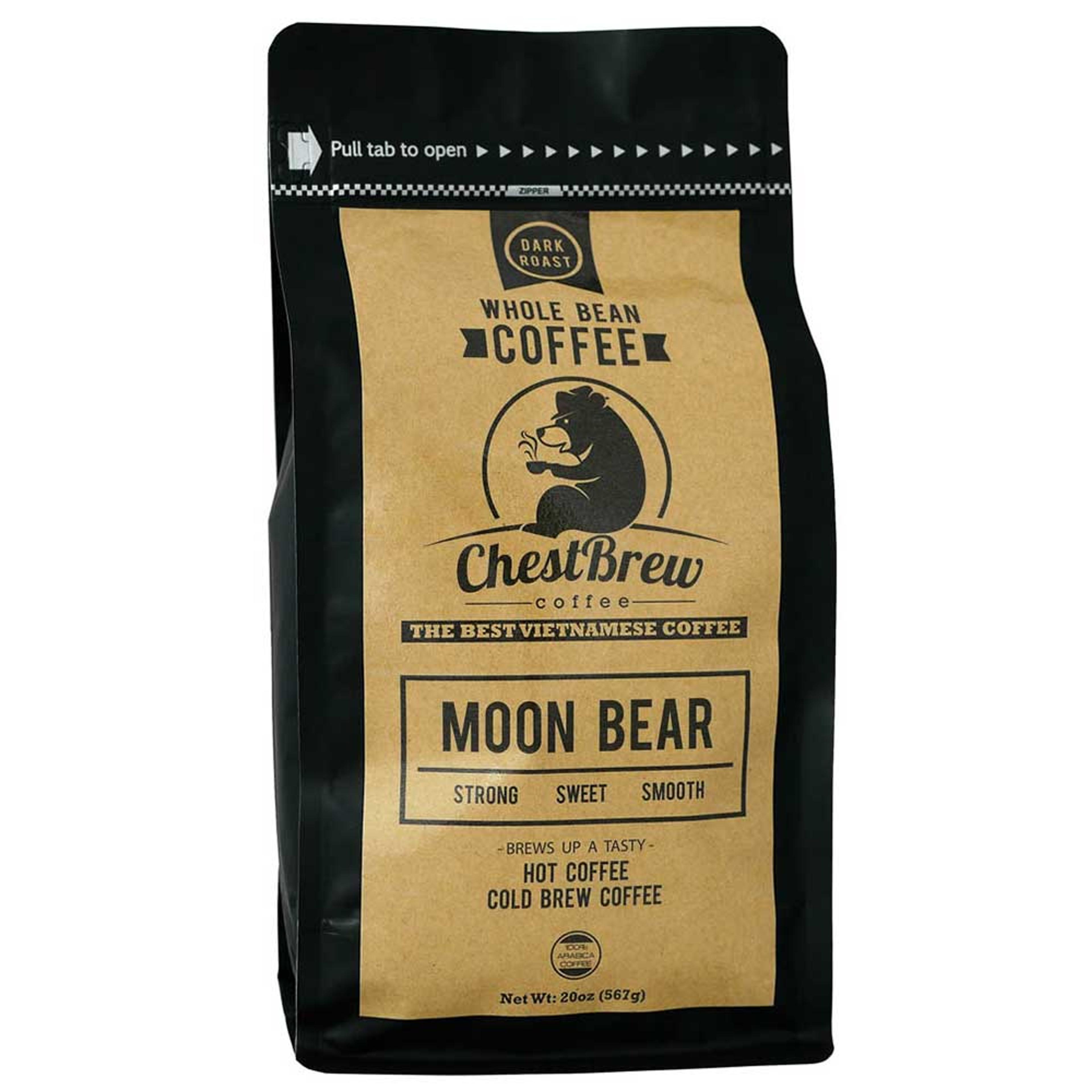 Moon Bear Whole Bean Coffee (Smooth) 20oz