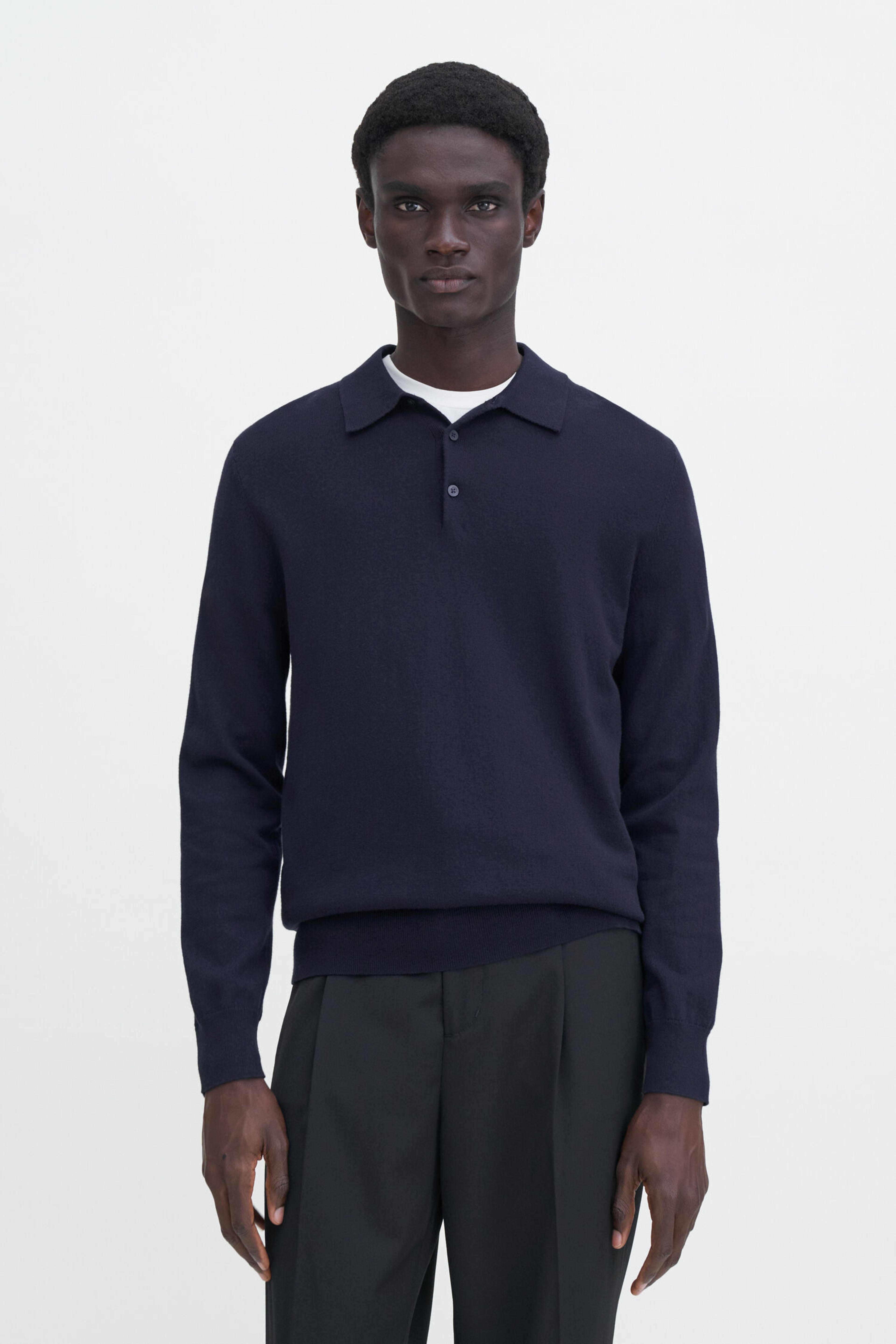 Knitted Polo Shirt