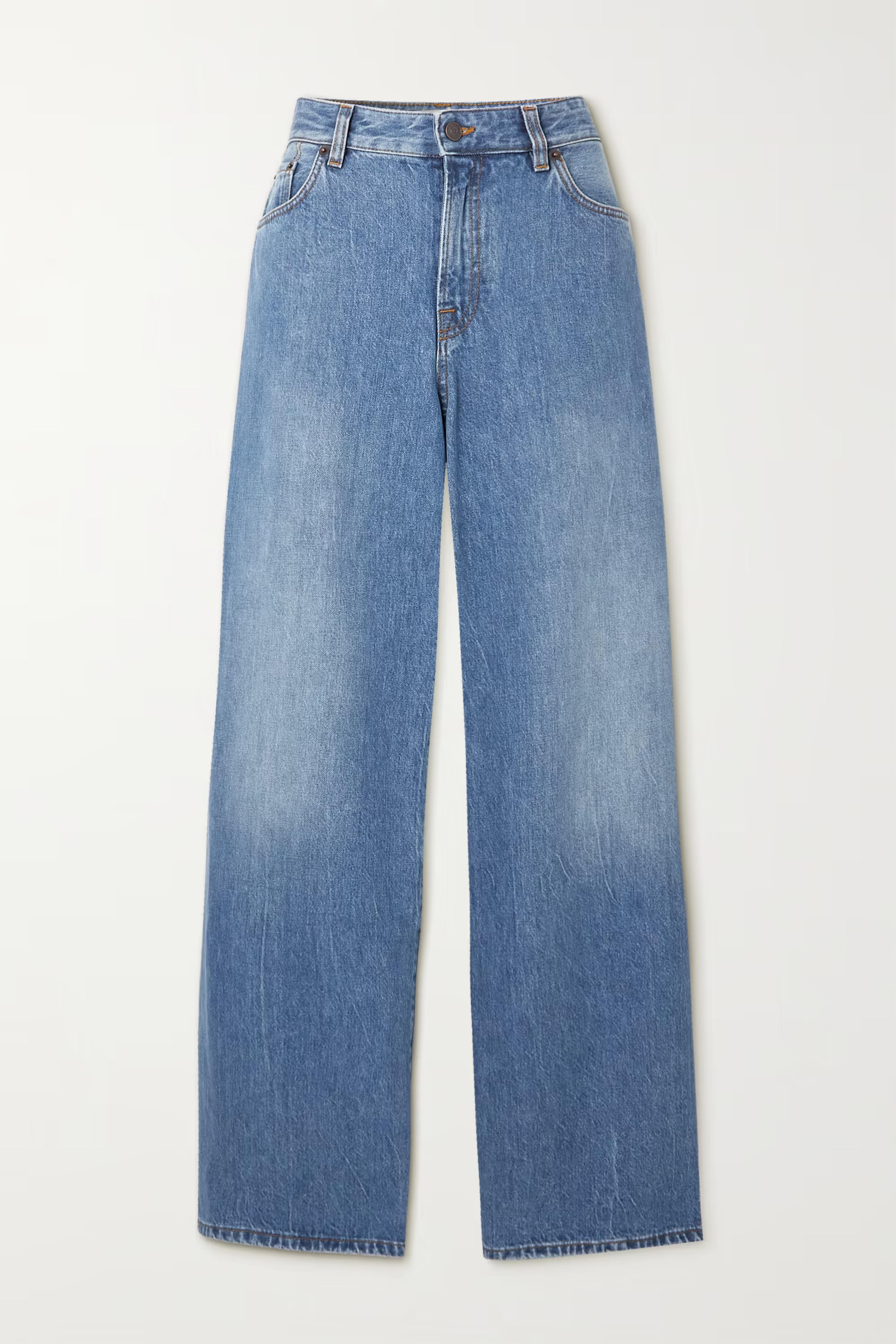 THE ROW Egli high-rise wide-leg jeans | NET-A-PORTER