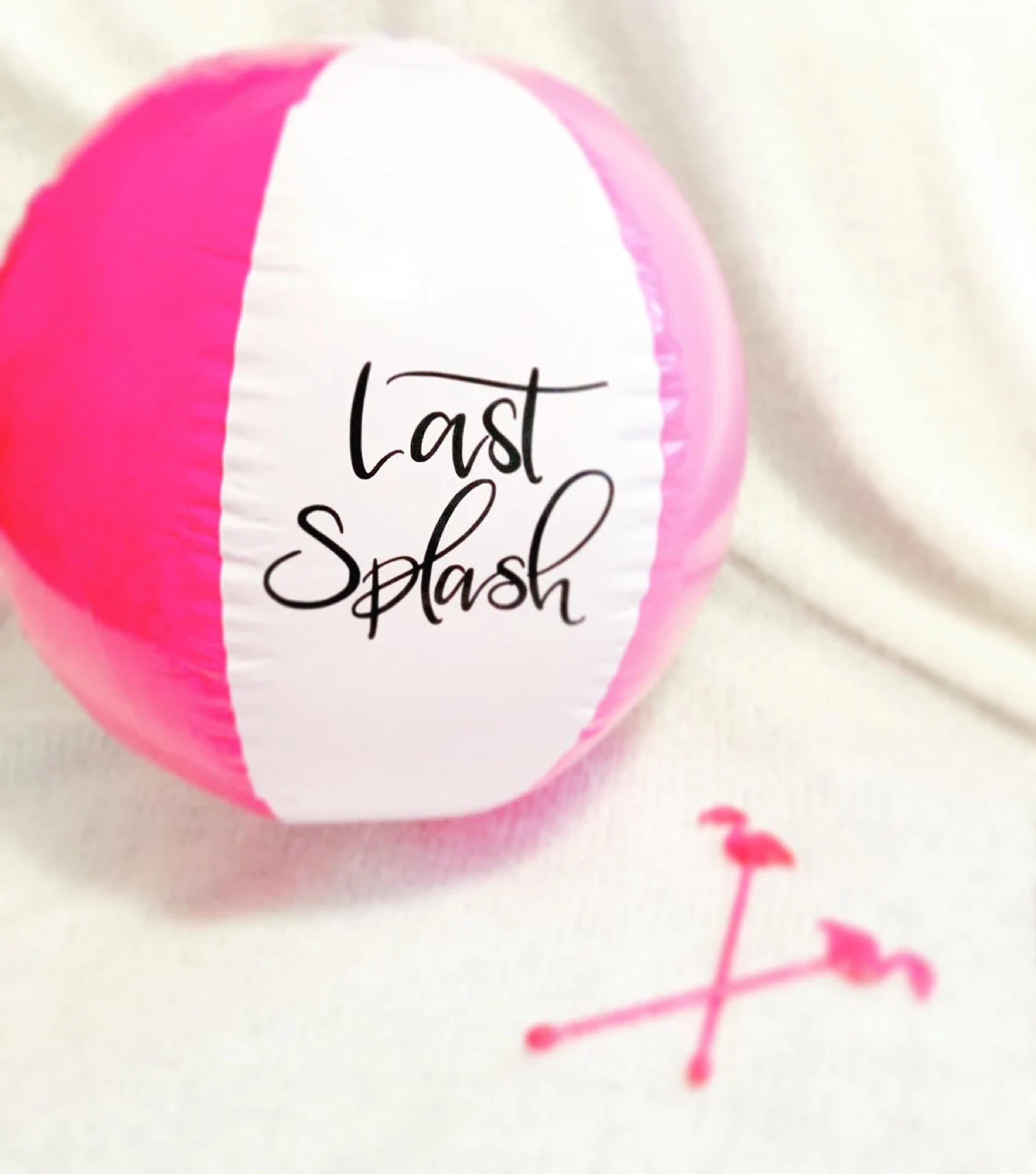 Bachelorette Pink Pool Party Beach Balls Aloha Beaches - Etsy