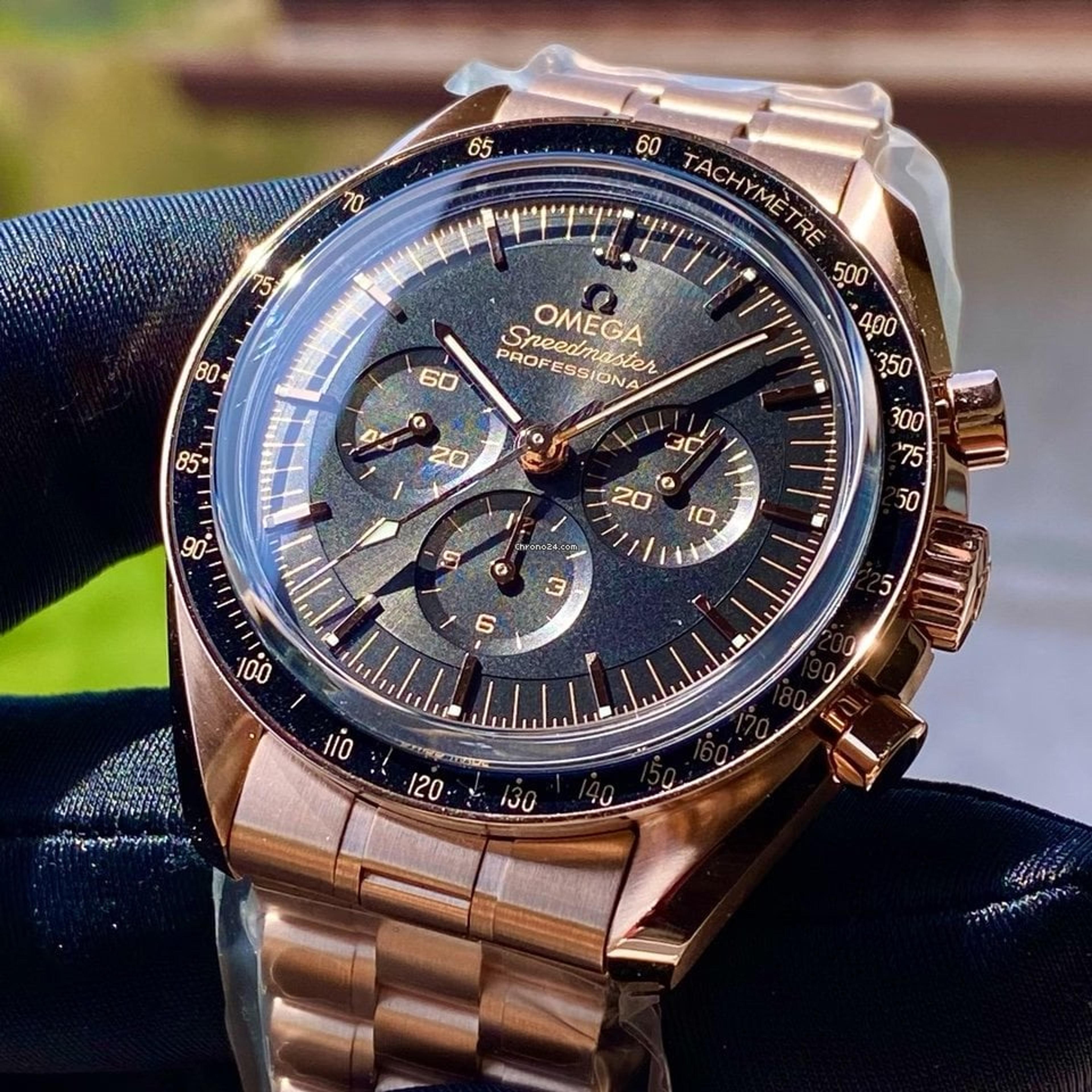 Omega NEW Speedmaster Professional Moonwatch Rose Gold... for $32,477 for sale from a Trusted Seller on Chrono24