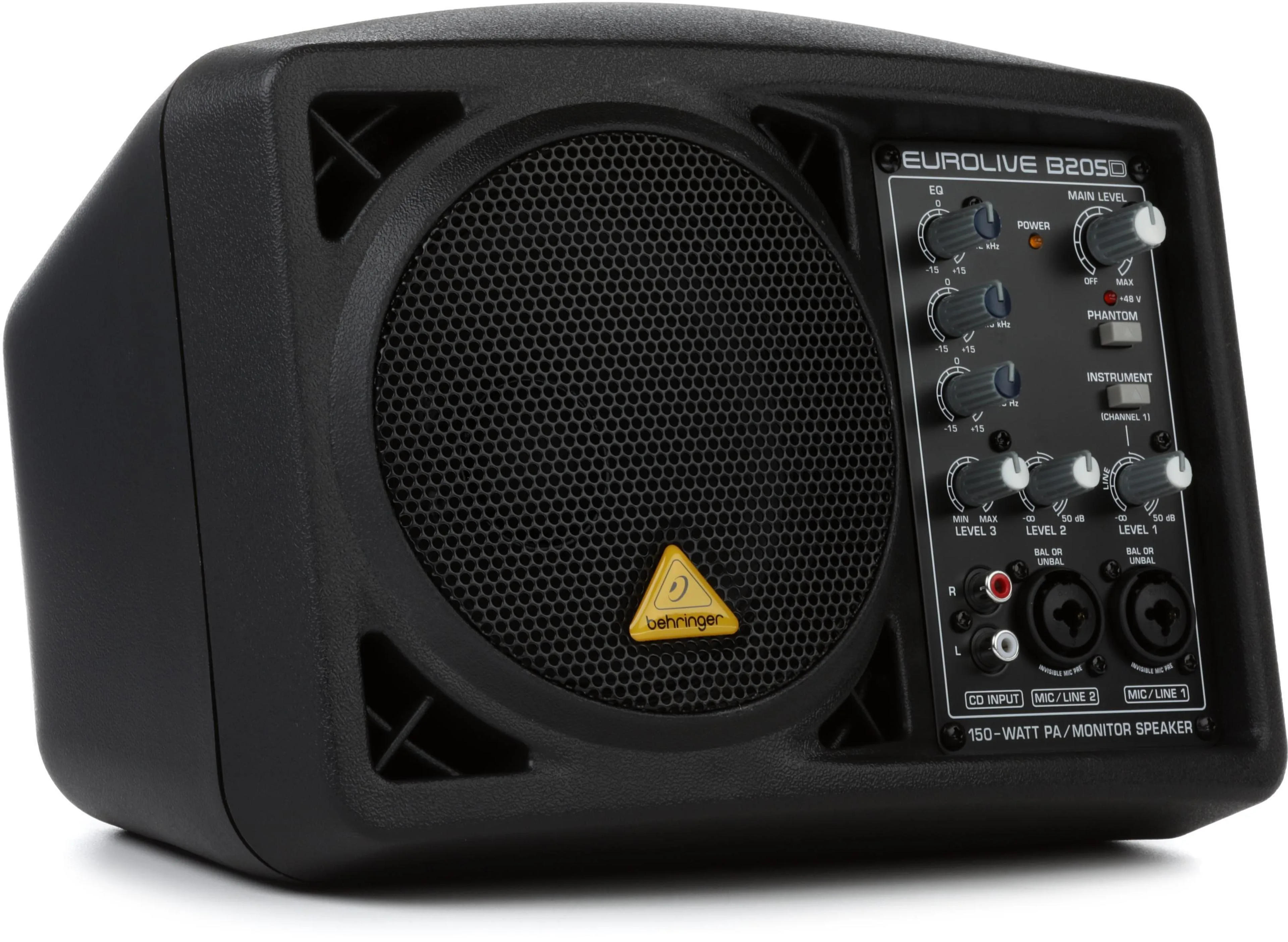 Behringer Eurolive B205D 150W 5.25 inch Powered Monitor Speaker