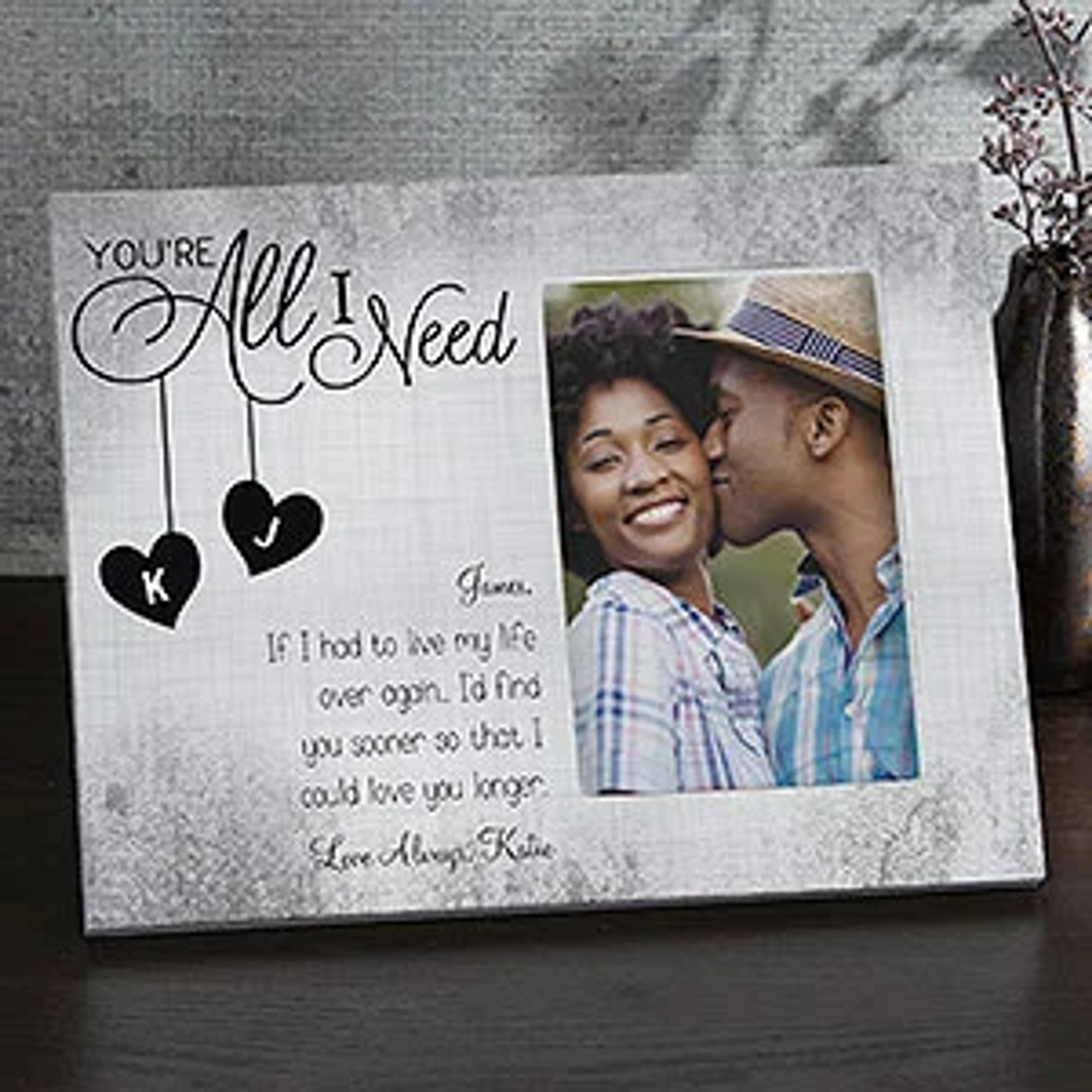Personalized Romantic Picture Frames for Couples