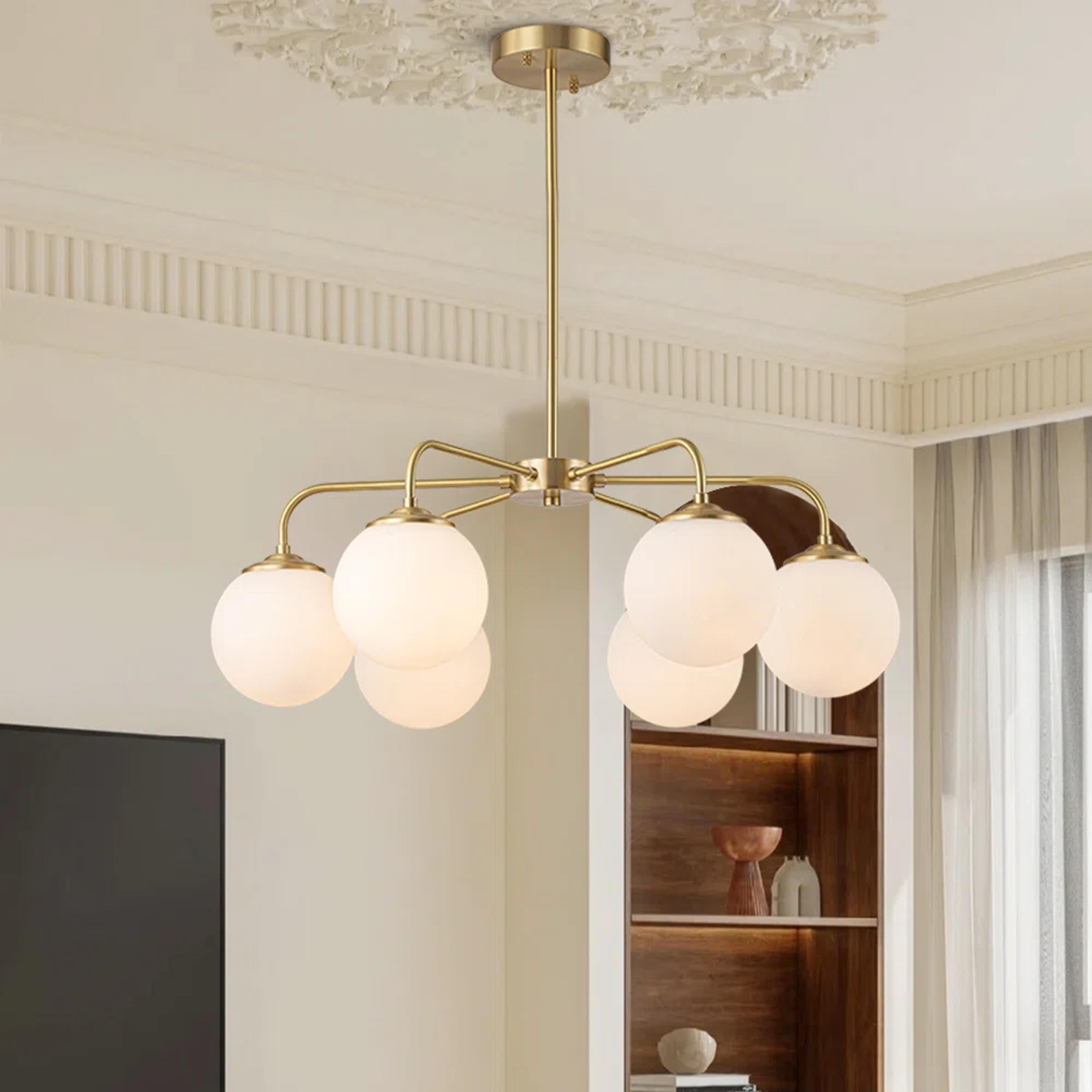 Sanav 6 - Light Dimmable Sphere Chandelier