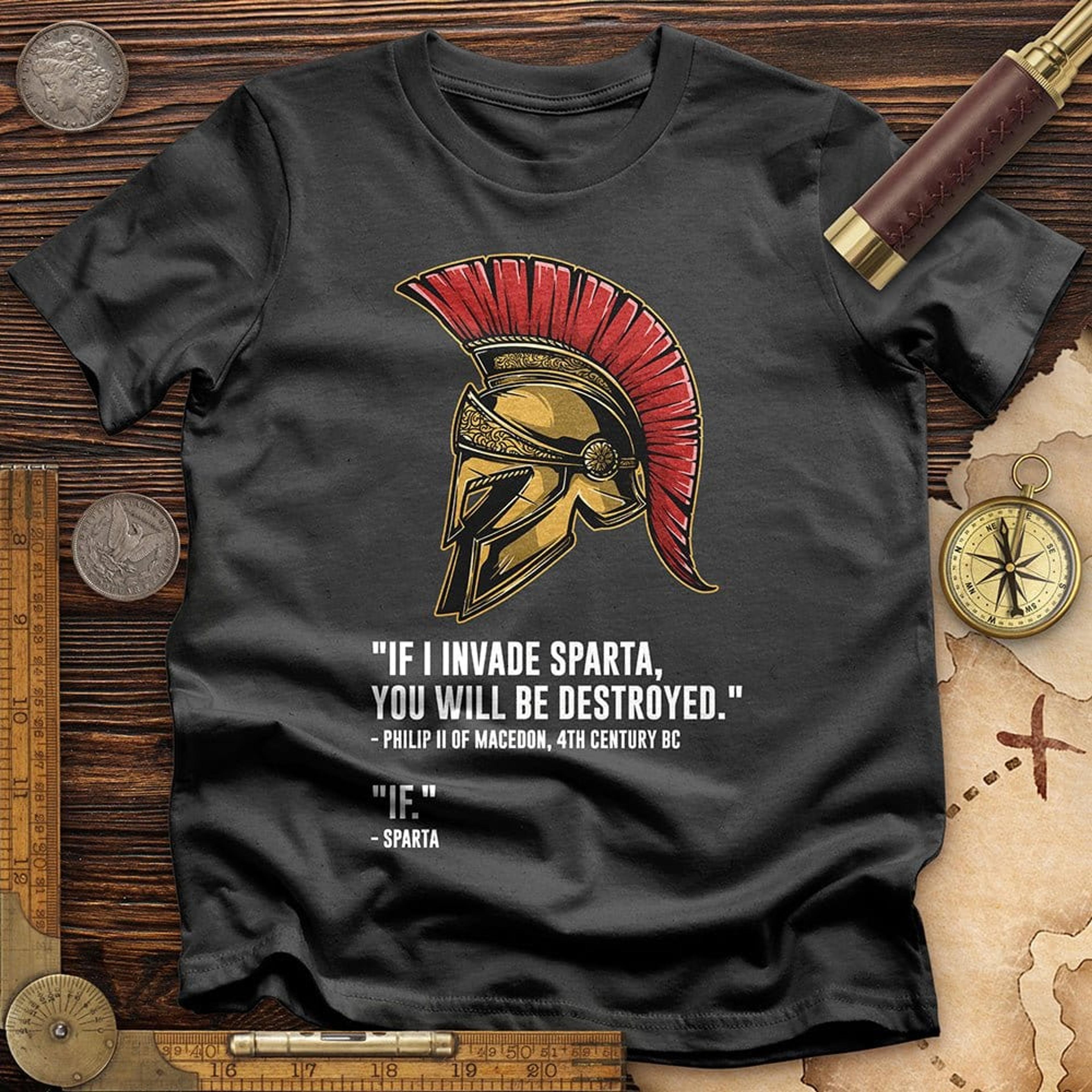 Sparta - If T-Shirt HistoreeTees