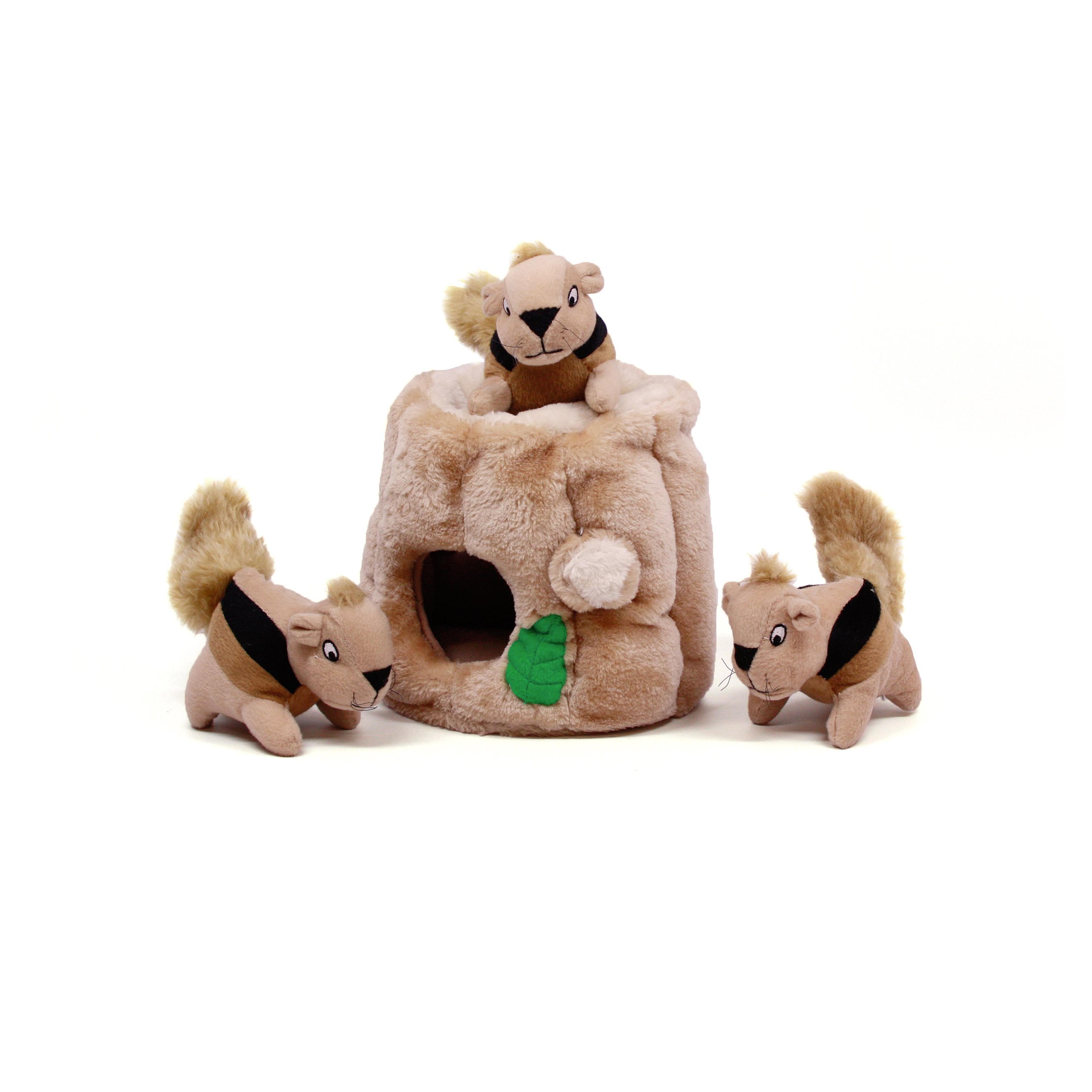 Pet Supplies : Pet Squeak Toys : Outward Hound Hide A Squirrel Plush Dog Toy Puzzle, Medium : Amazon.com