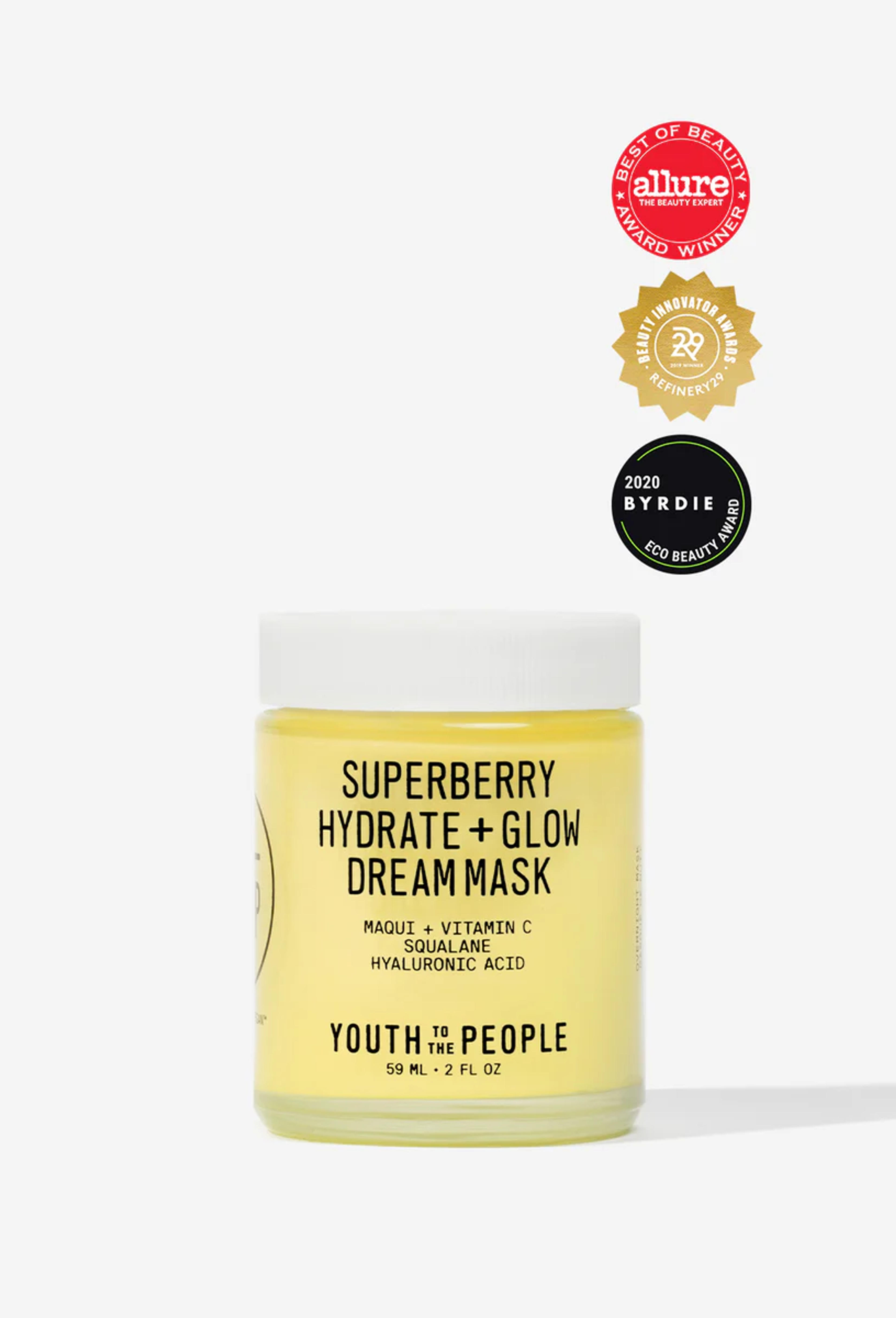 Superberry Hydrate and Glow Dream Mask – Youth To The People