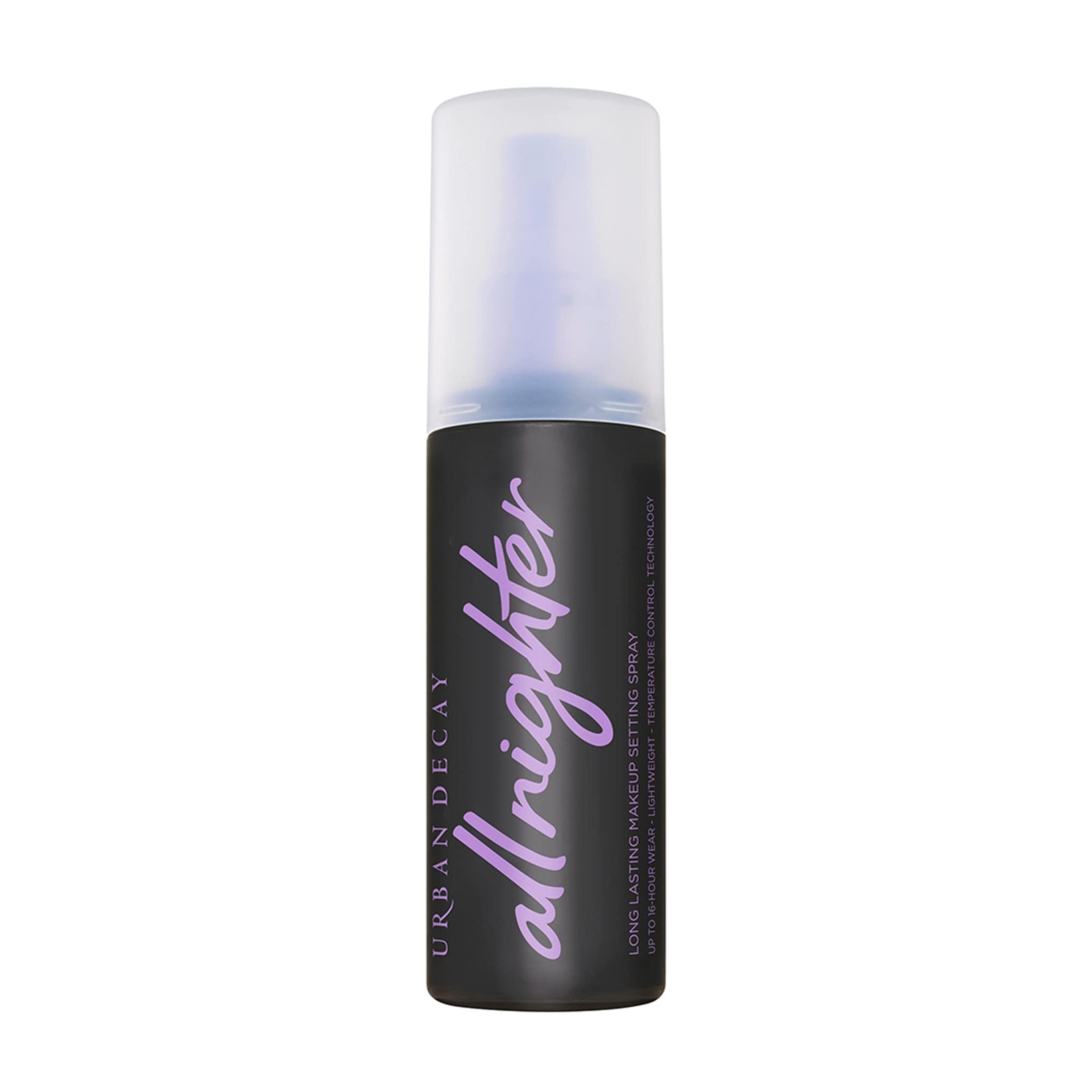 Amazon.com : Urban Decay All Nighter Long-Lasting Makeup Setting Spray - Award-Winning Makeup Finishing Spray - Lasts Up To 16 Hours - Oil-Free, Natural Finish - Non-Drying Formula for All Skin Types - 4.0 fl oz : Beauty & Personal Care