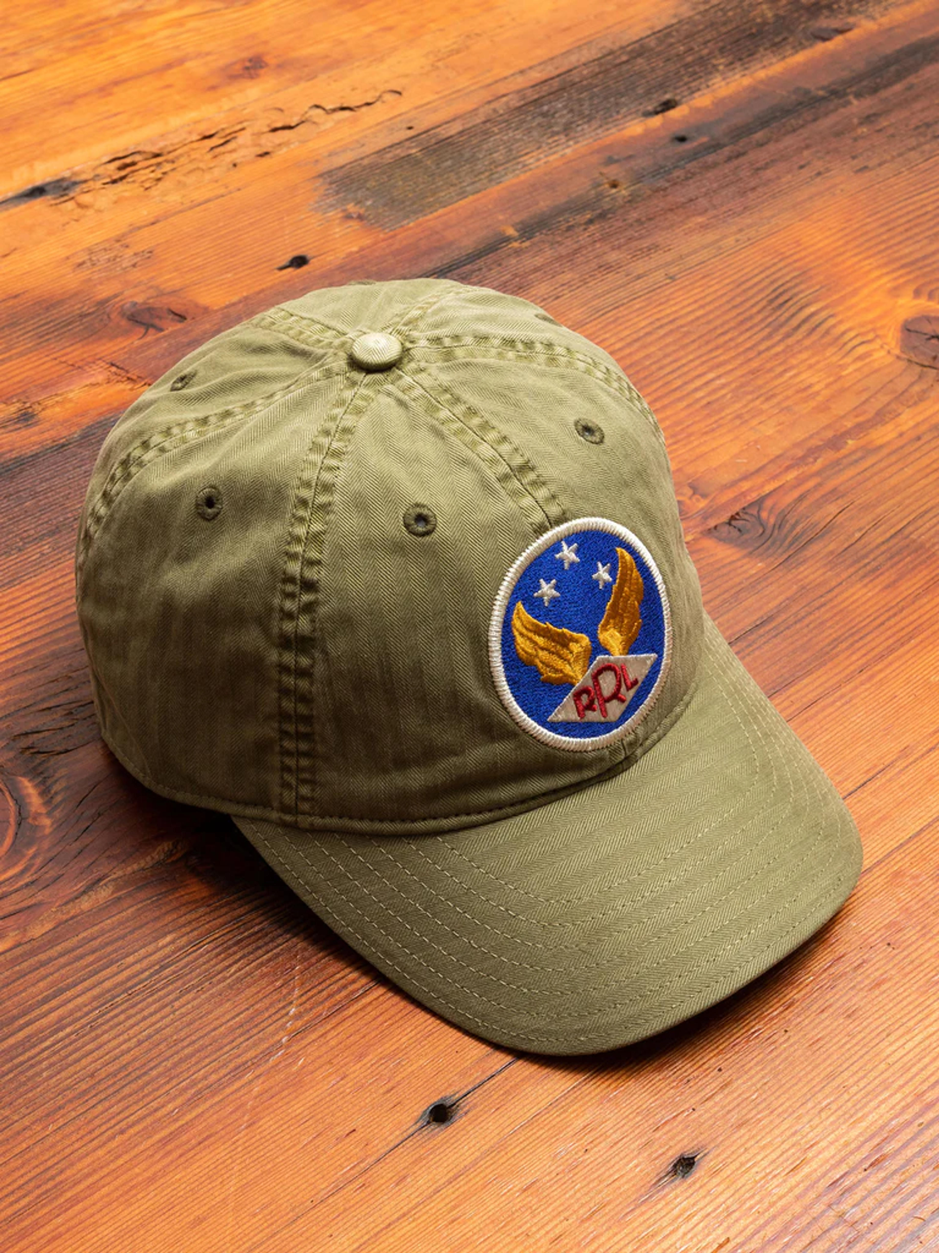 Twill Baseball Cap in Brewster Green – Blue Owl Workshop