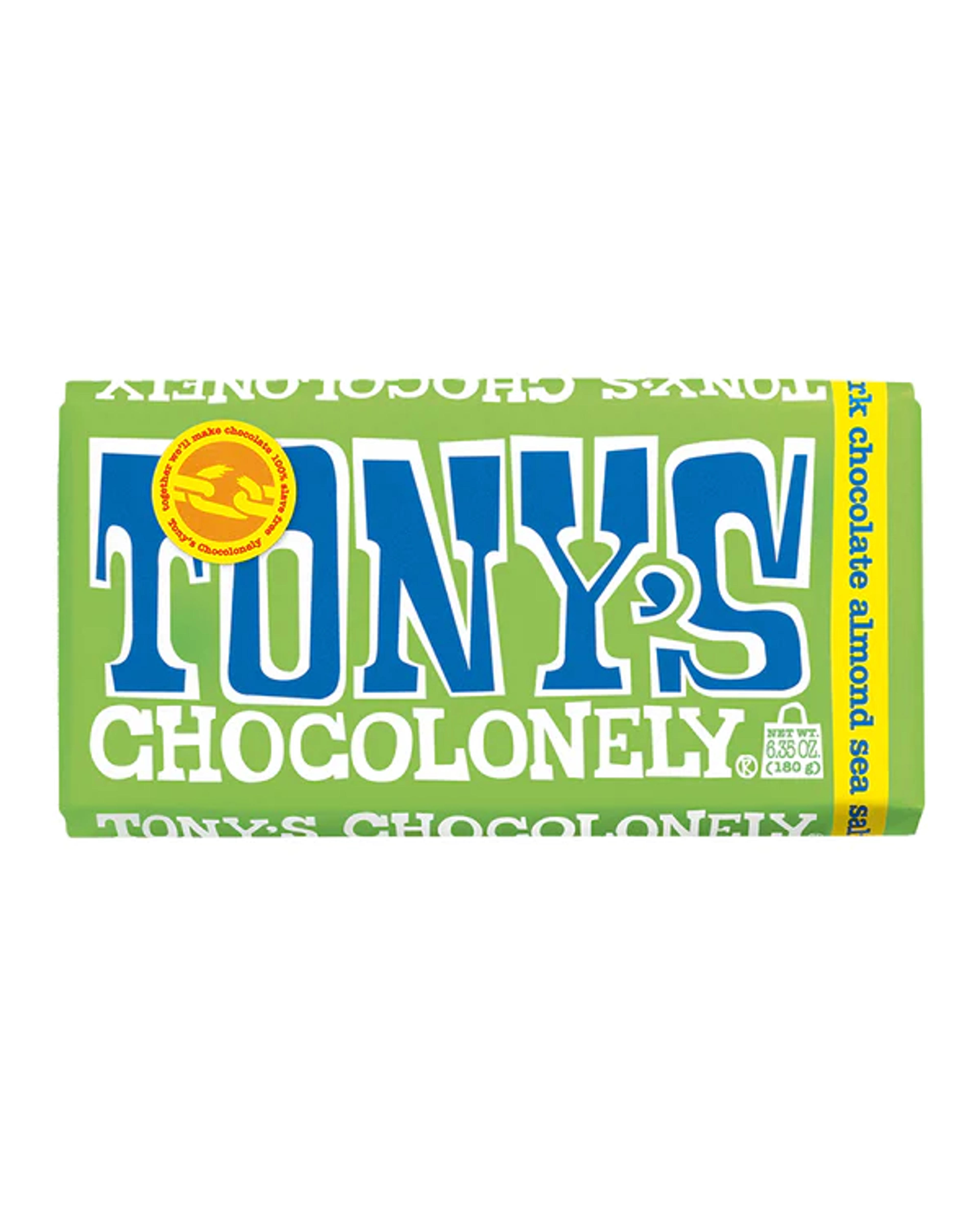 Tony's Chocolonely Dark Almond Sea Salt Chocolate – Hive Brands