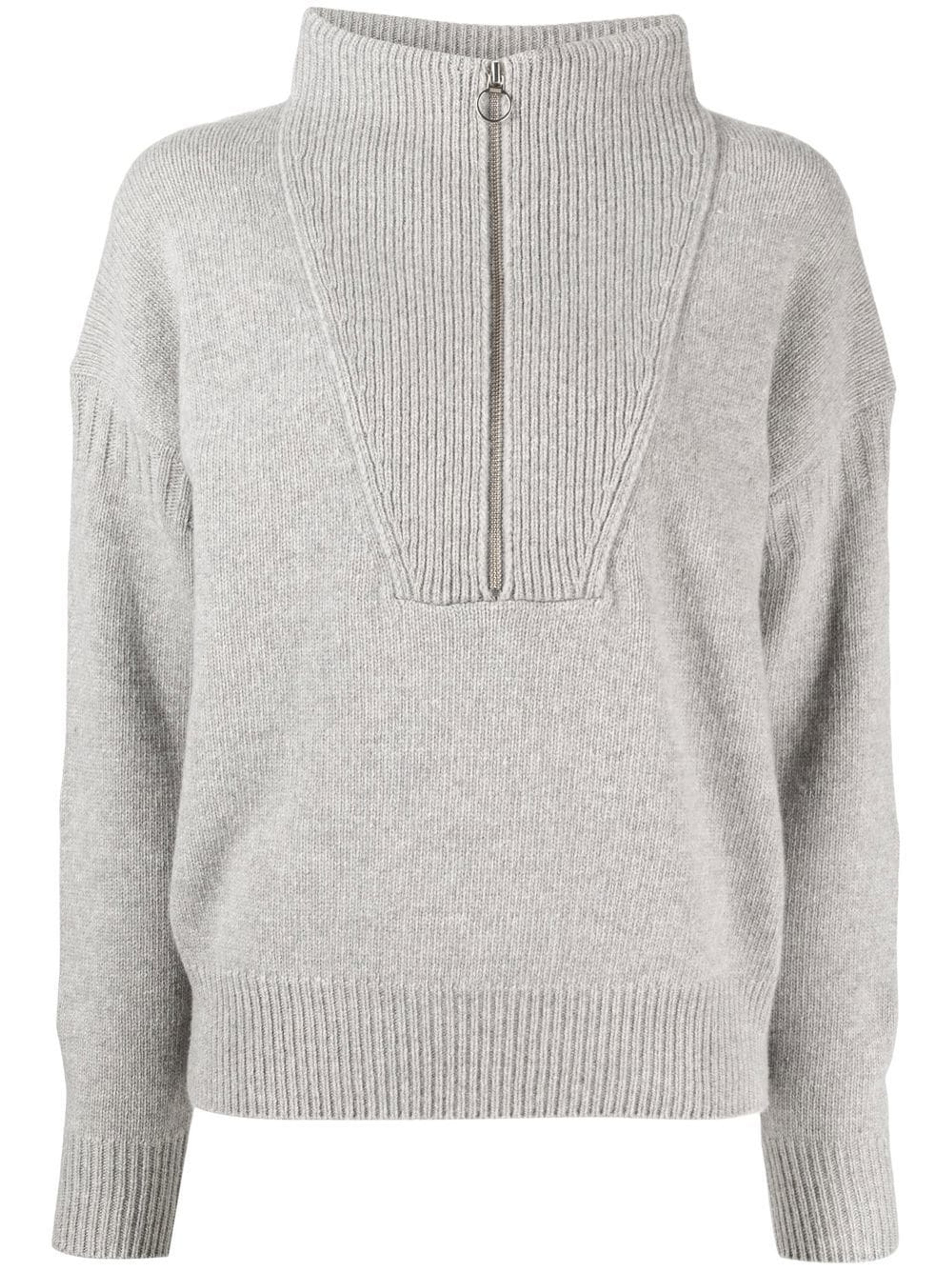 Closed funnel-neck long-sleeve Jumper - Farfetch