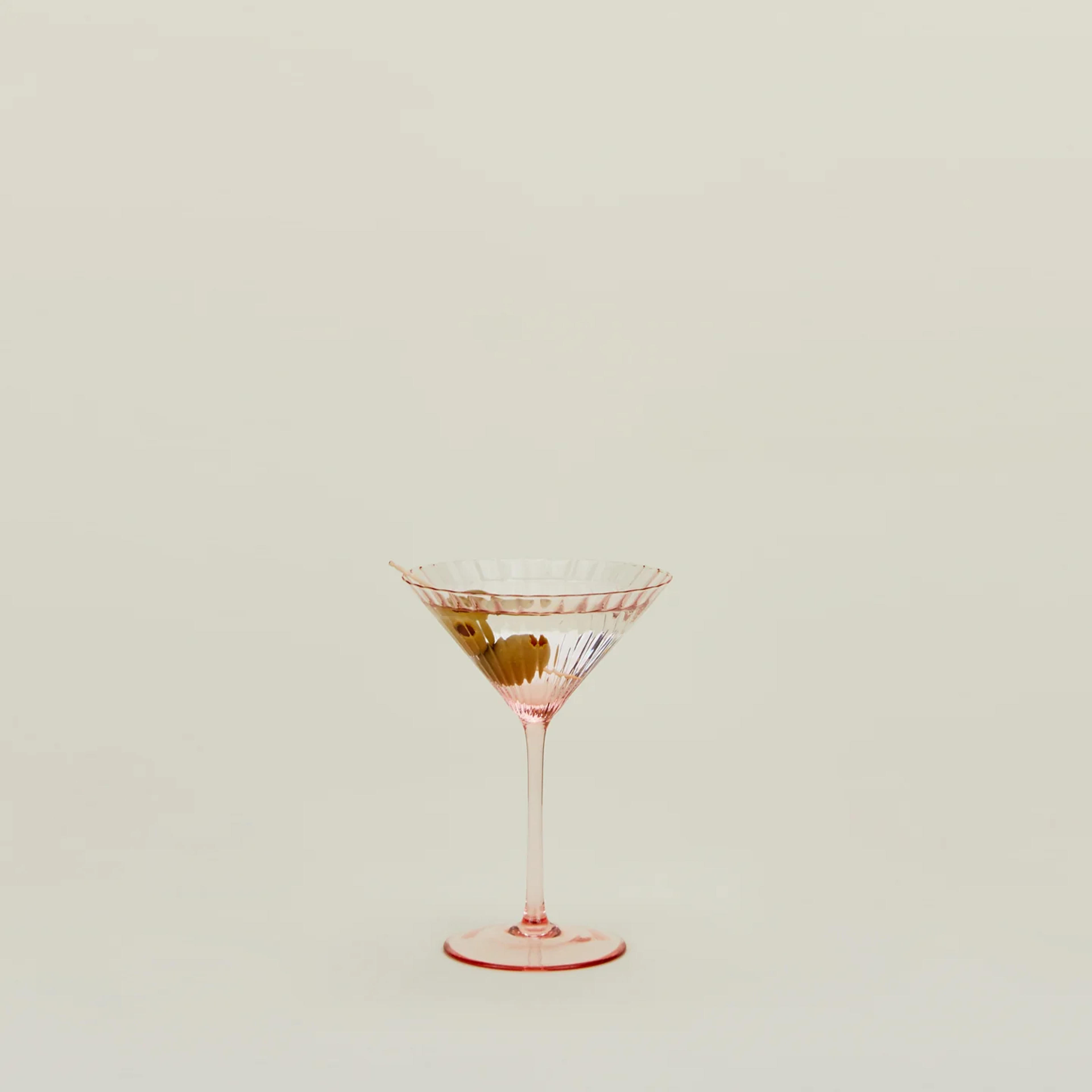 Ribbed Martini Glass – Hawkins New York