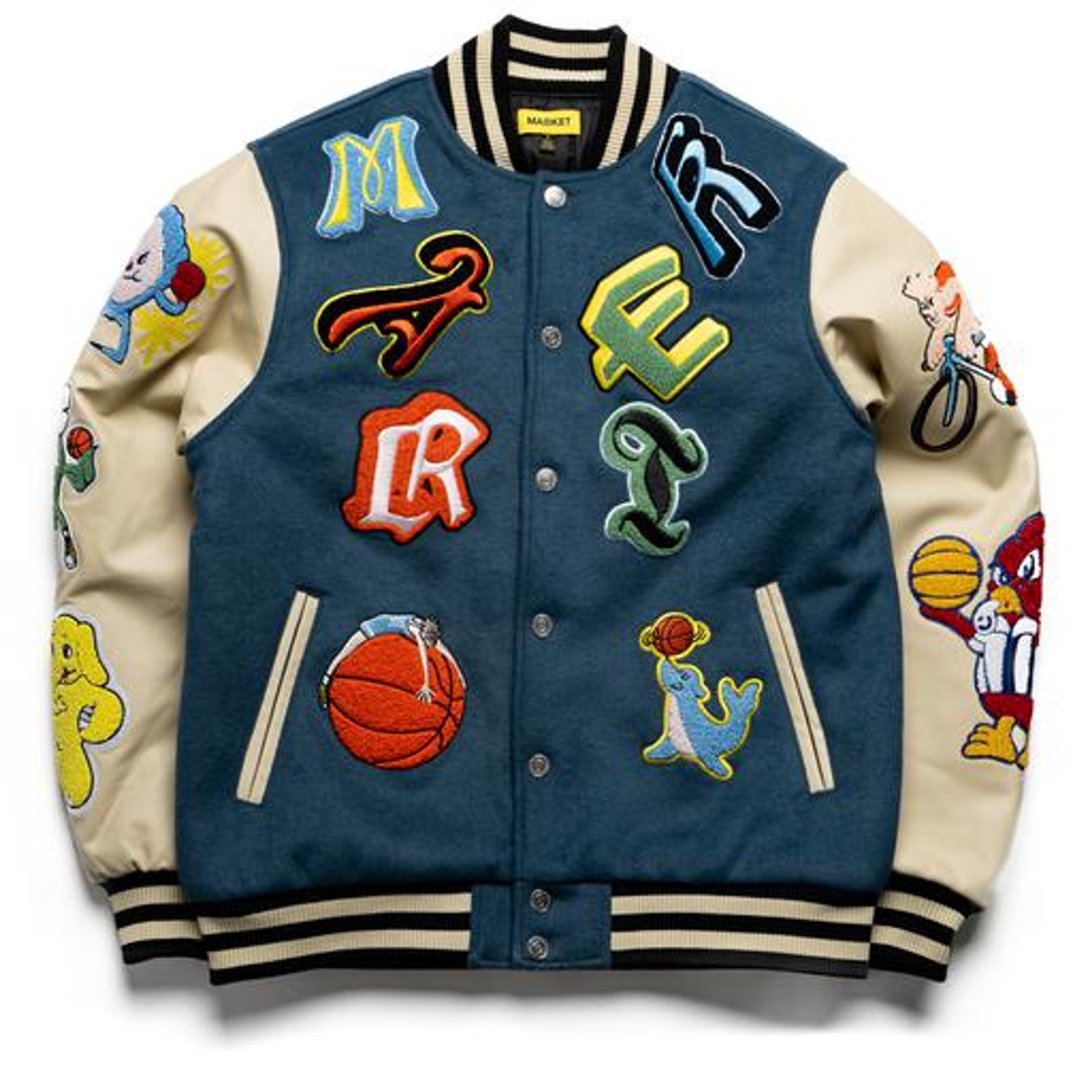 Market Varsity Overload Jacket - Multi | Jackets